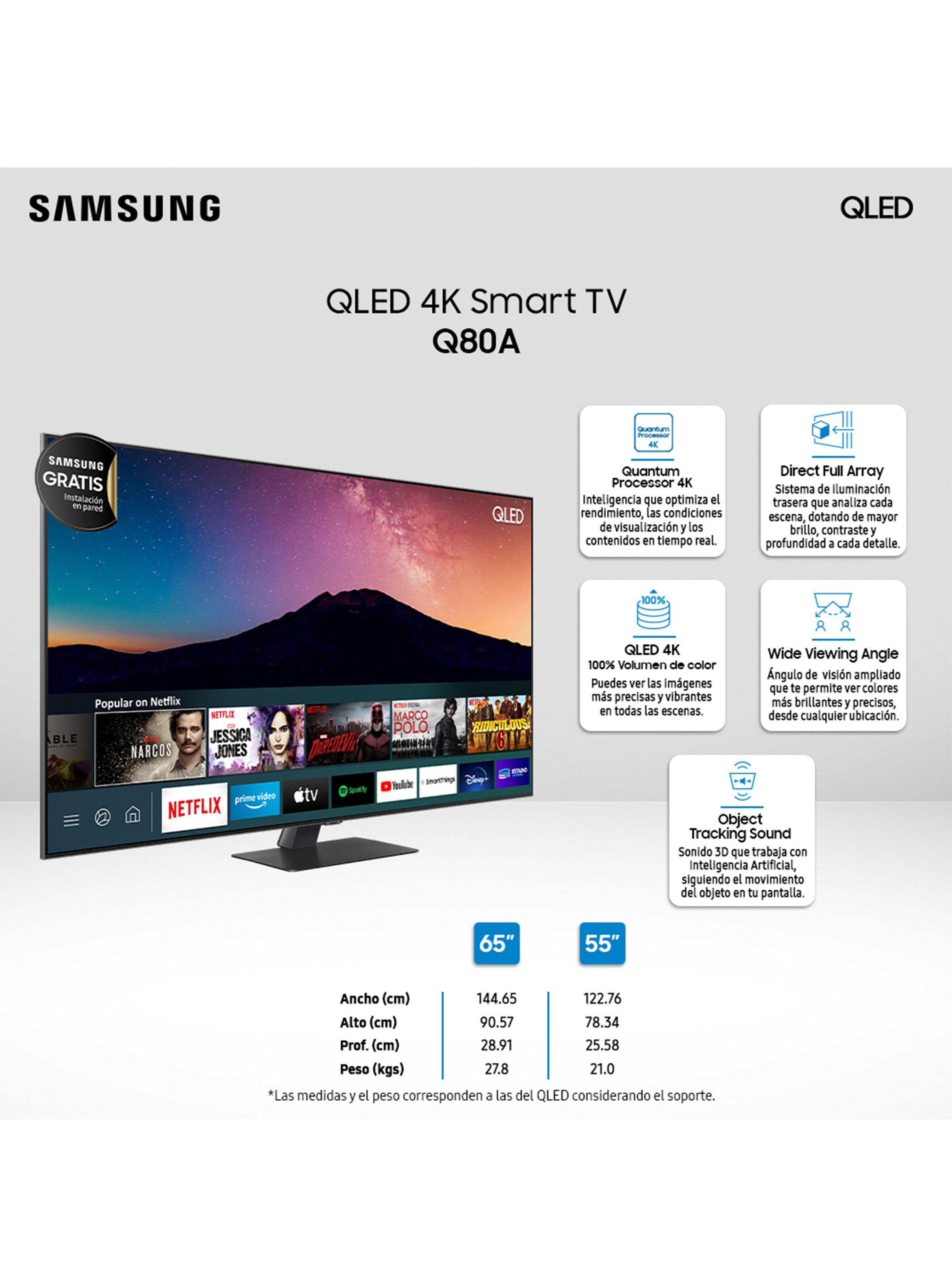 QLED 55" Q80A 4K UHD Smart TV-3