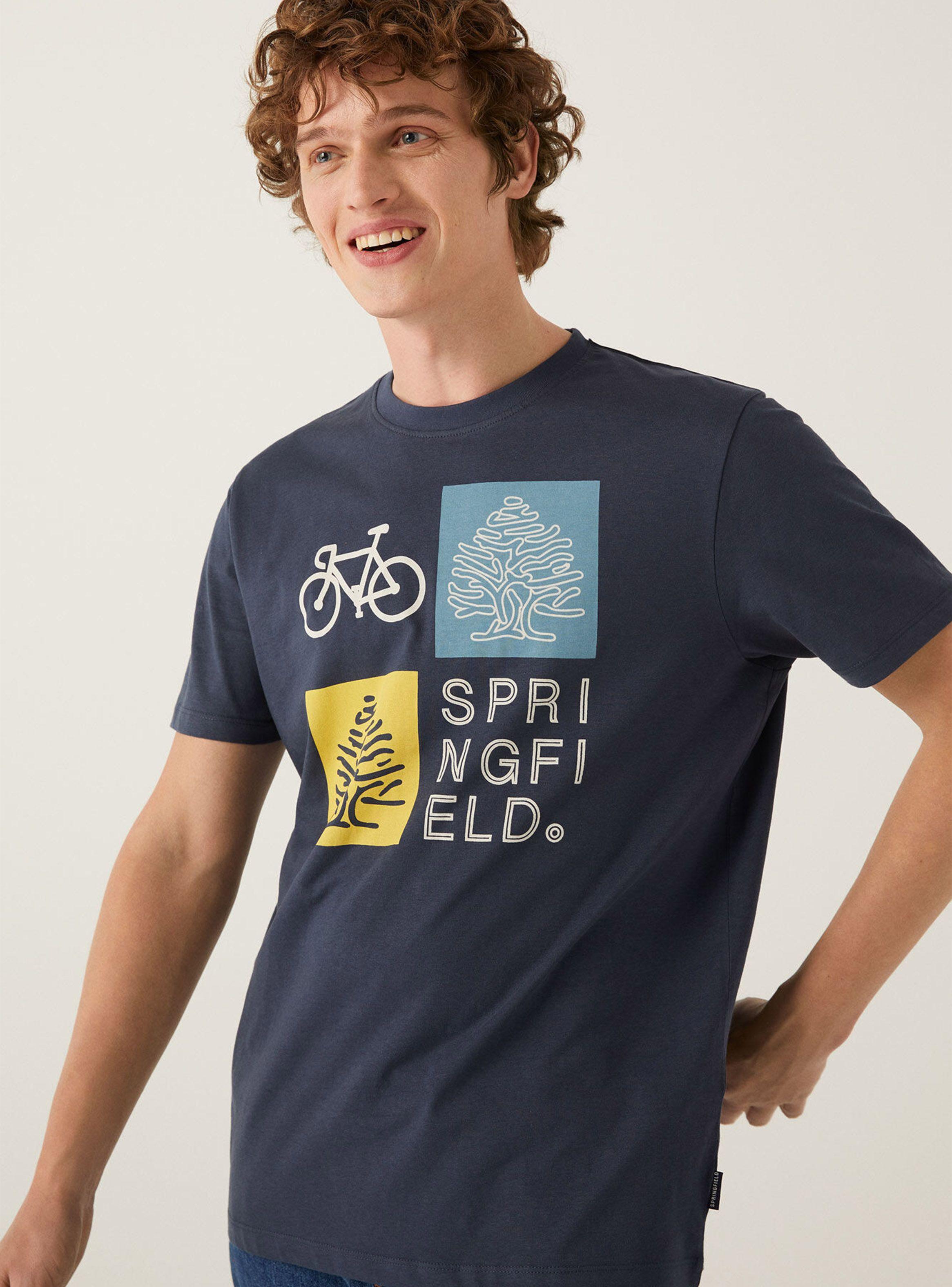 Polera Springfield Logo Bici-0
