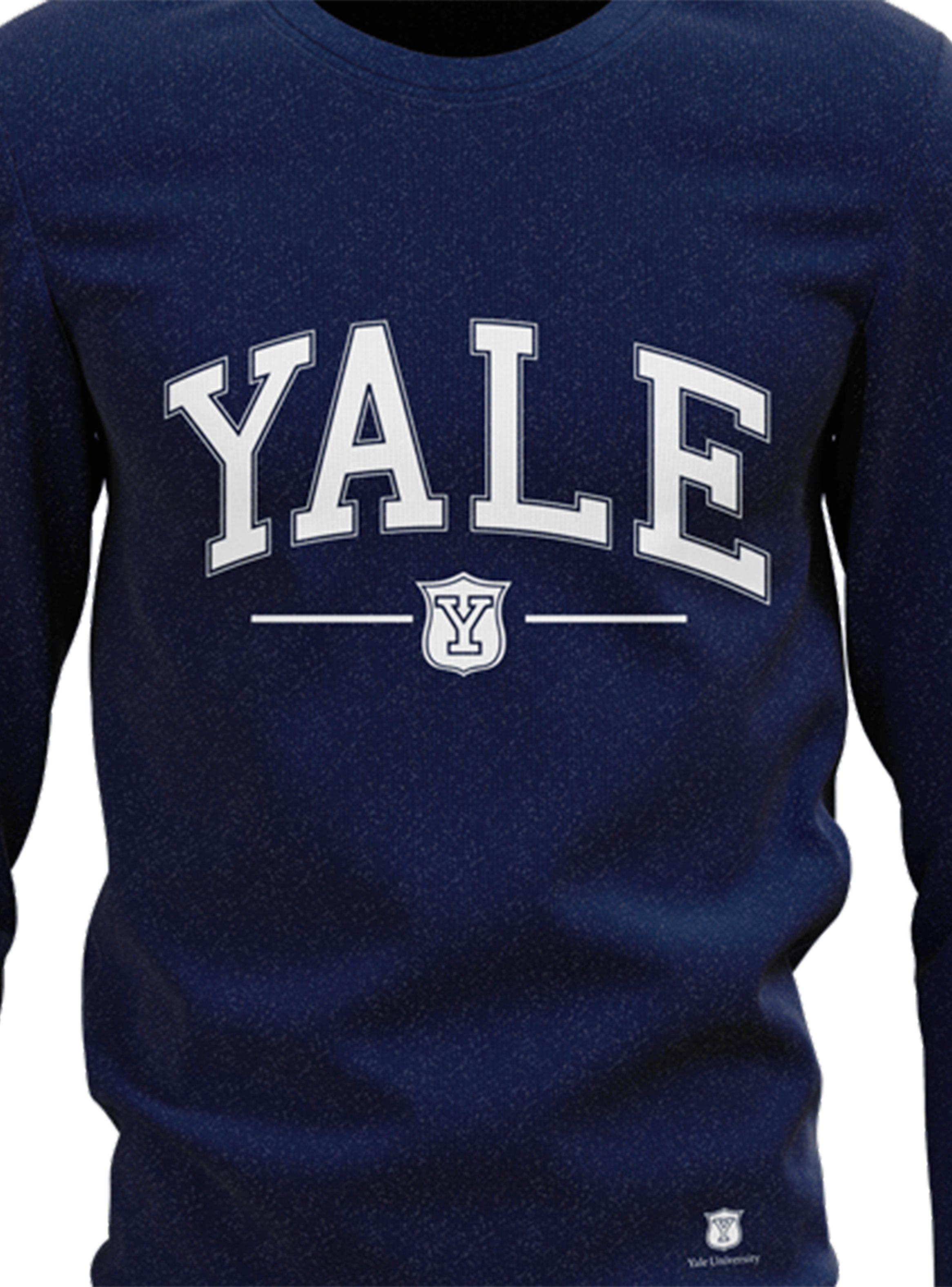 Polerón Print Yale Estilo Preppy-2