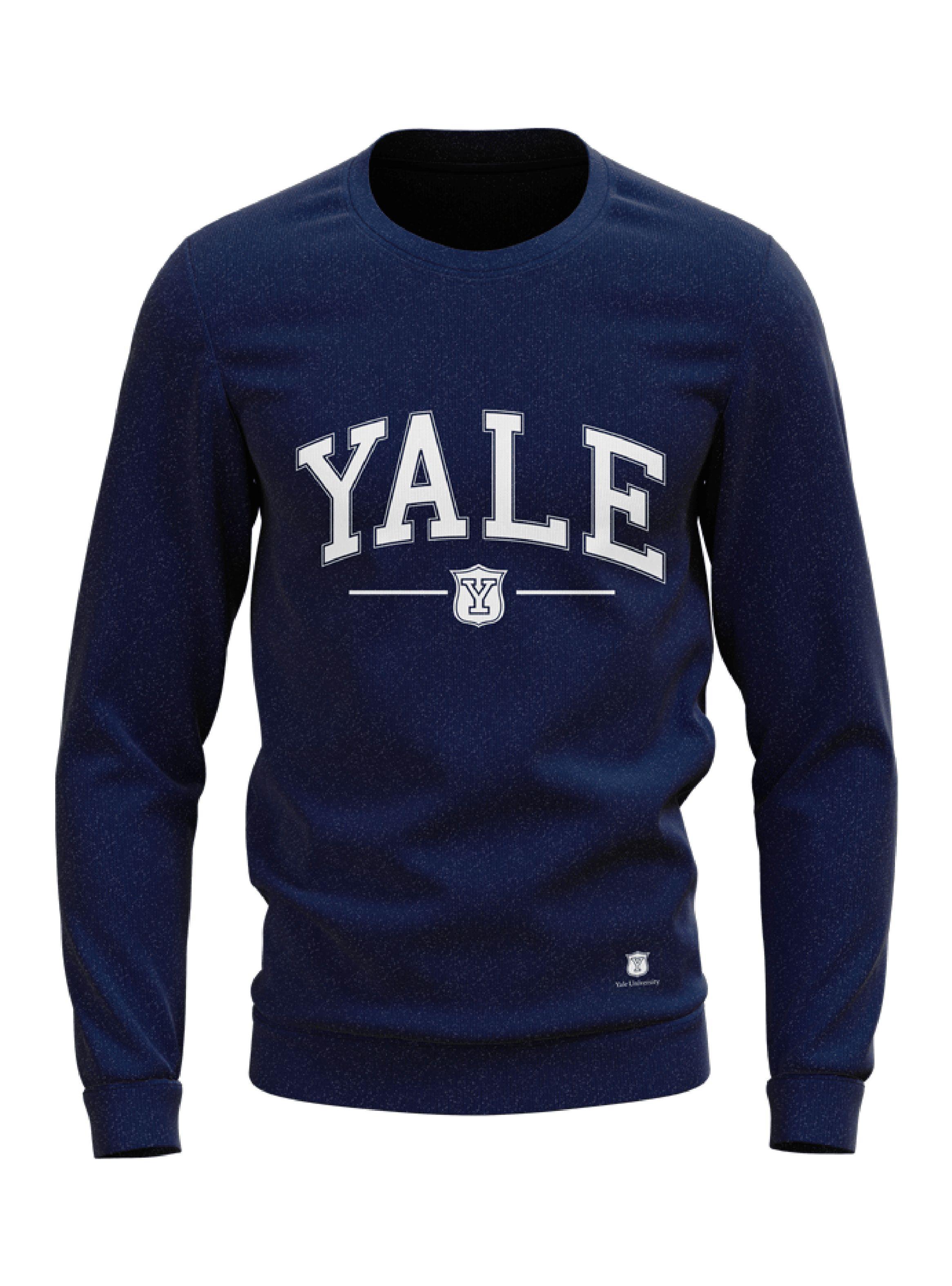 Polerón Print Yale Estilo Preppy-0