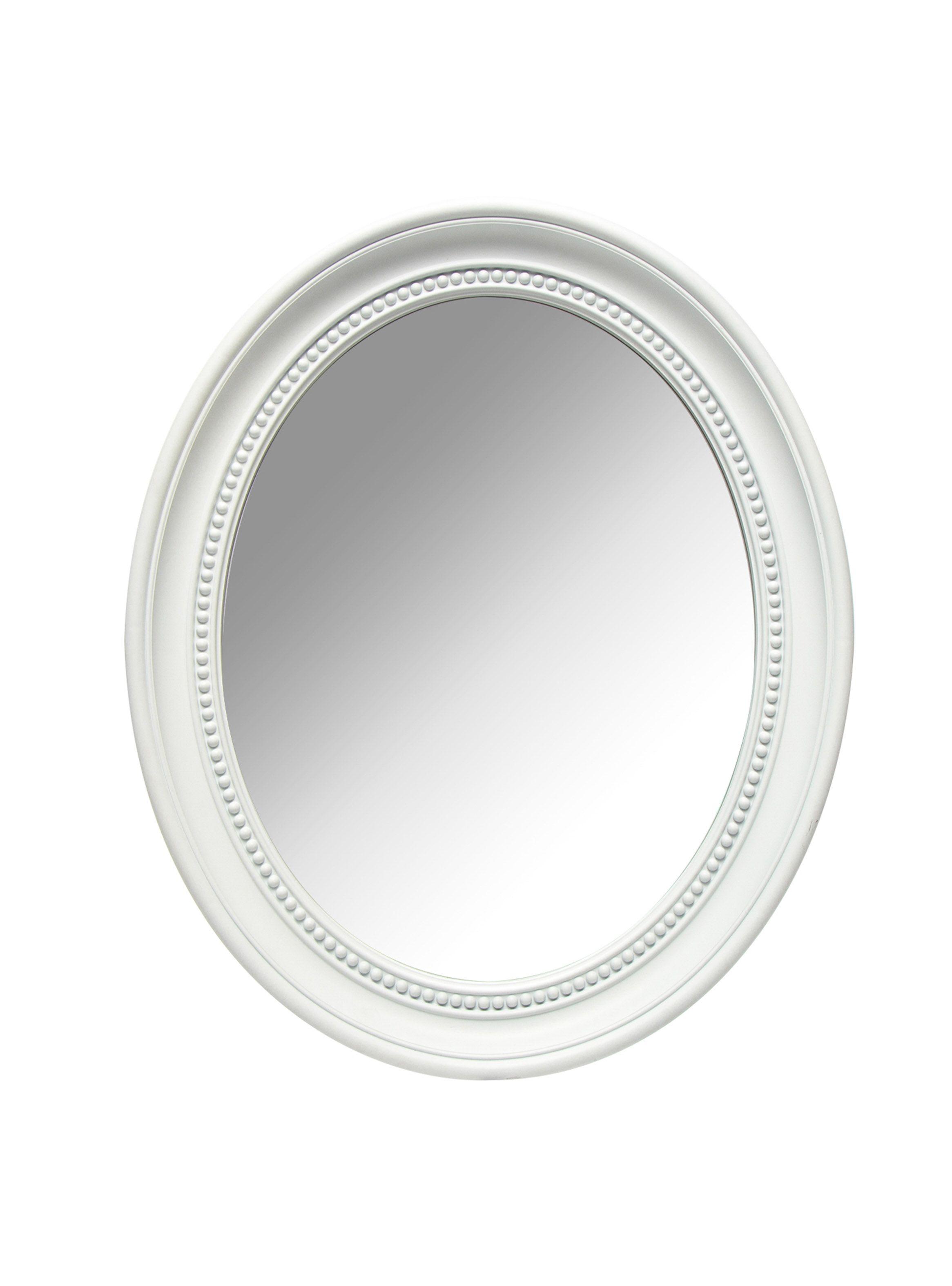 Espejo Ovalado 41x50x3.5cm Blanco VGO-0