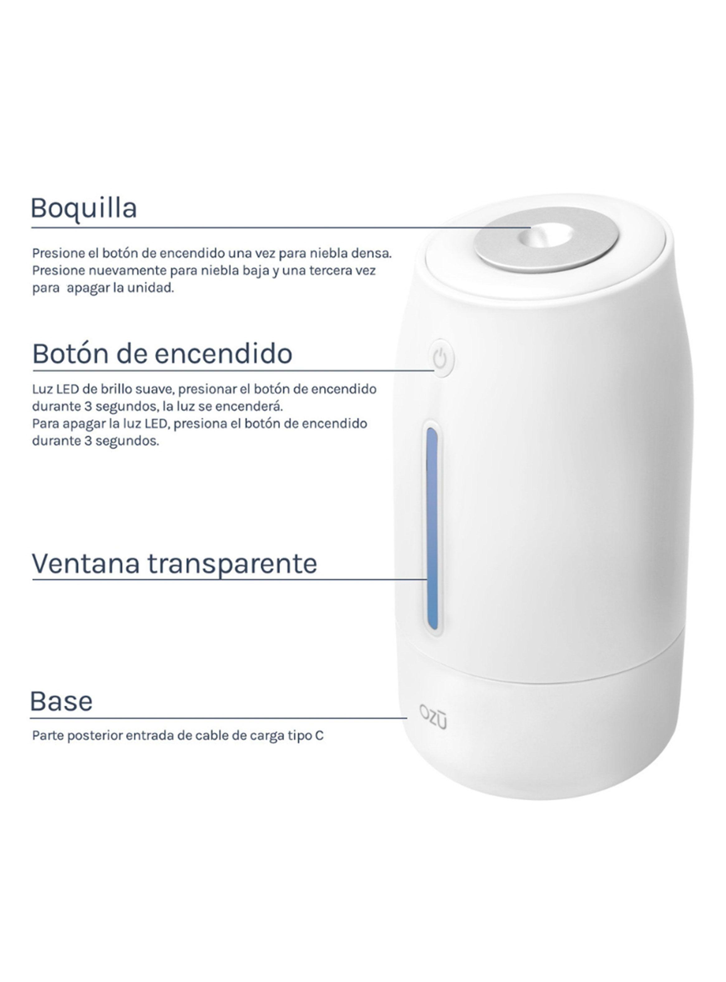 Humidificador de Aire Recargable Blanco UM-017-1