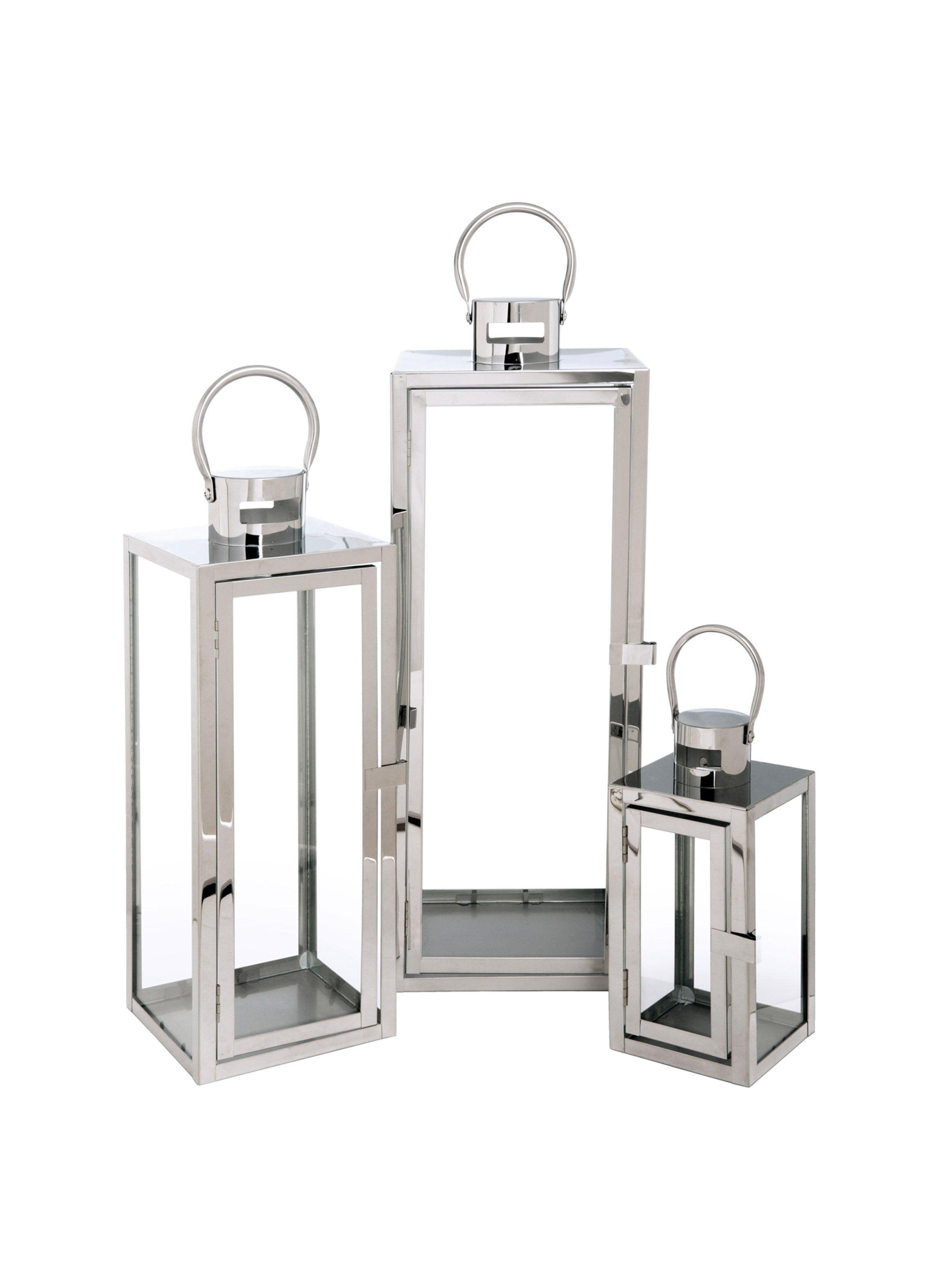 Set de 3 Fanales Metálicos Silver VGO-0