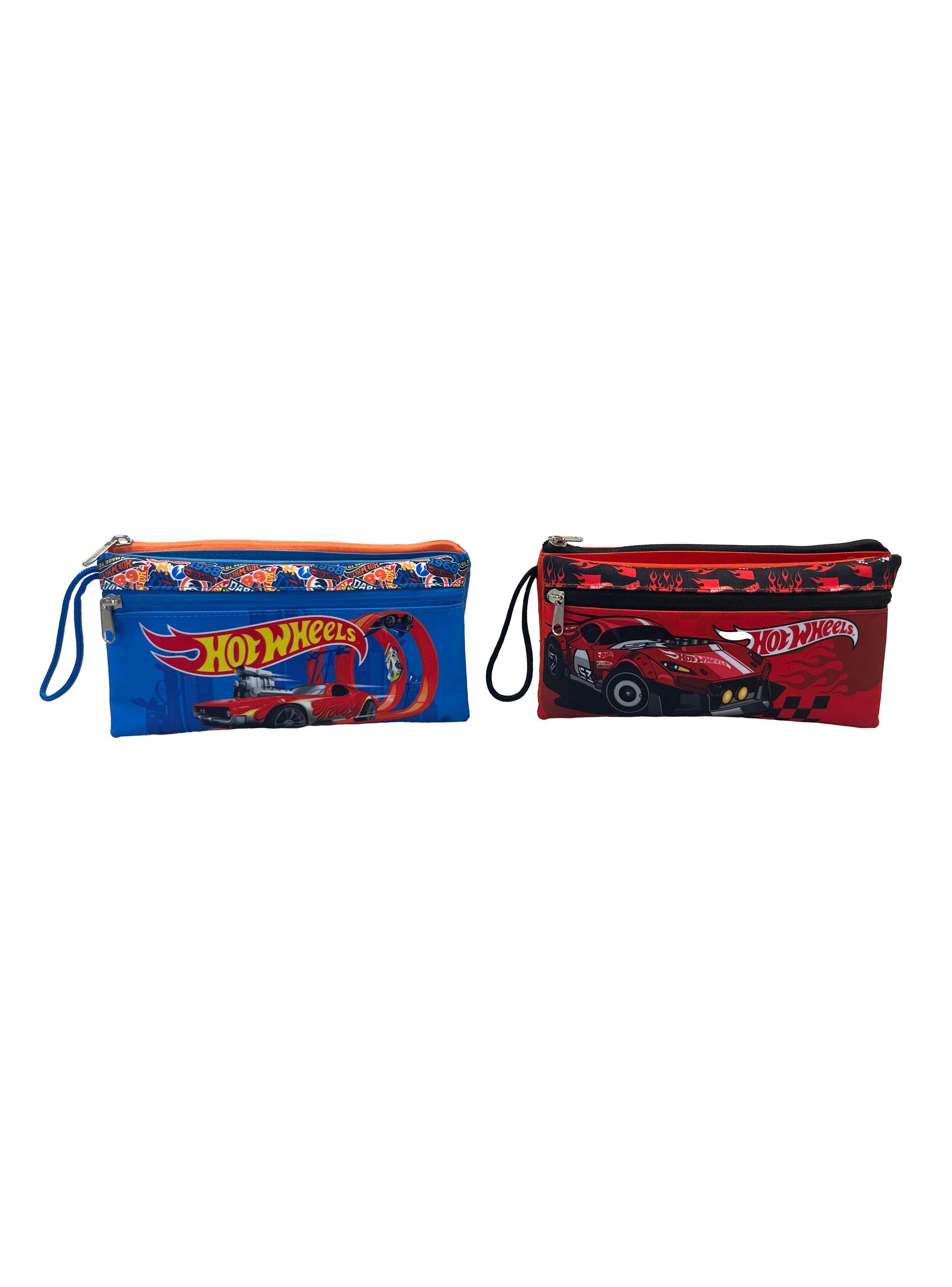 Estuche Doble Cierre Hot Wheels-0