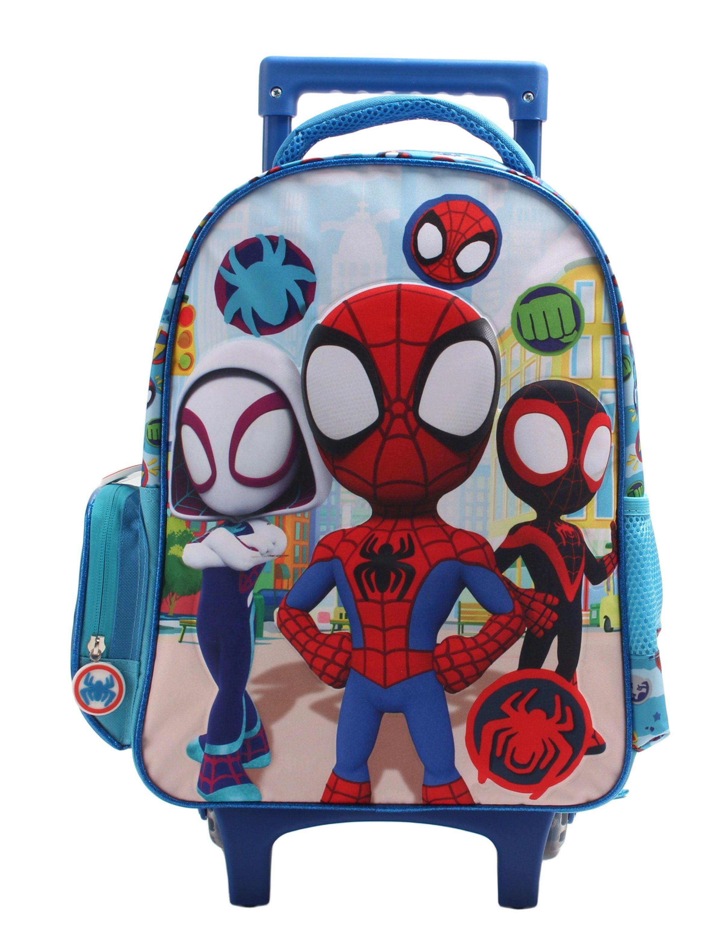 Mochila Infantil Spidey con Ruedas-0