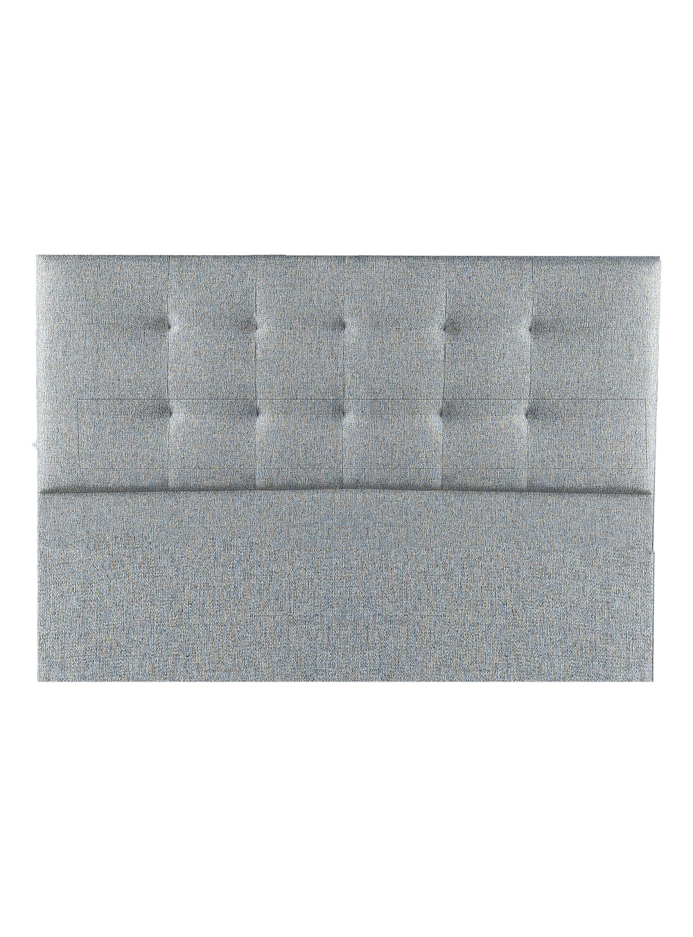 Cama Europea Sky 2 Plazas + Respaldo Tignes Plata-3