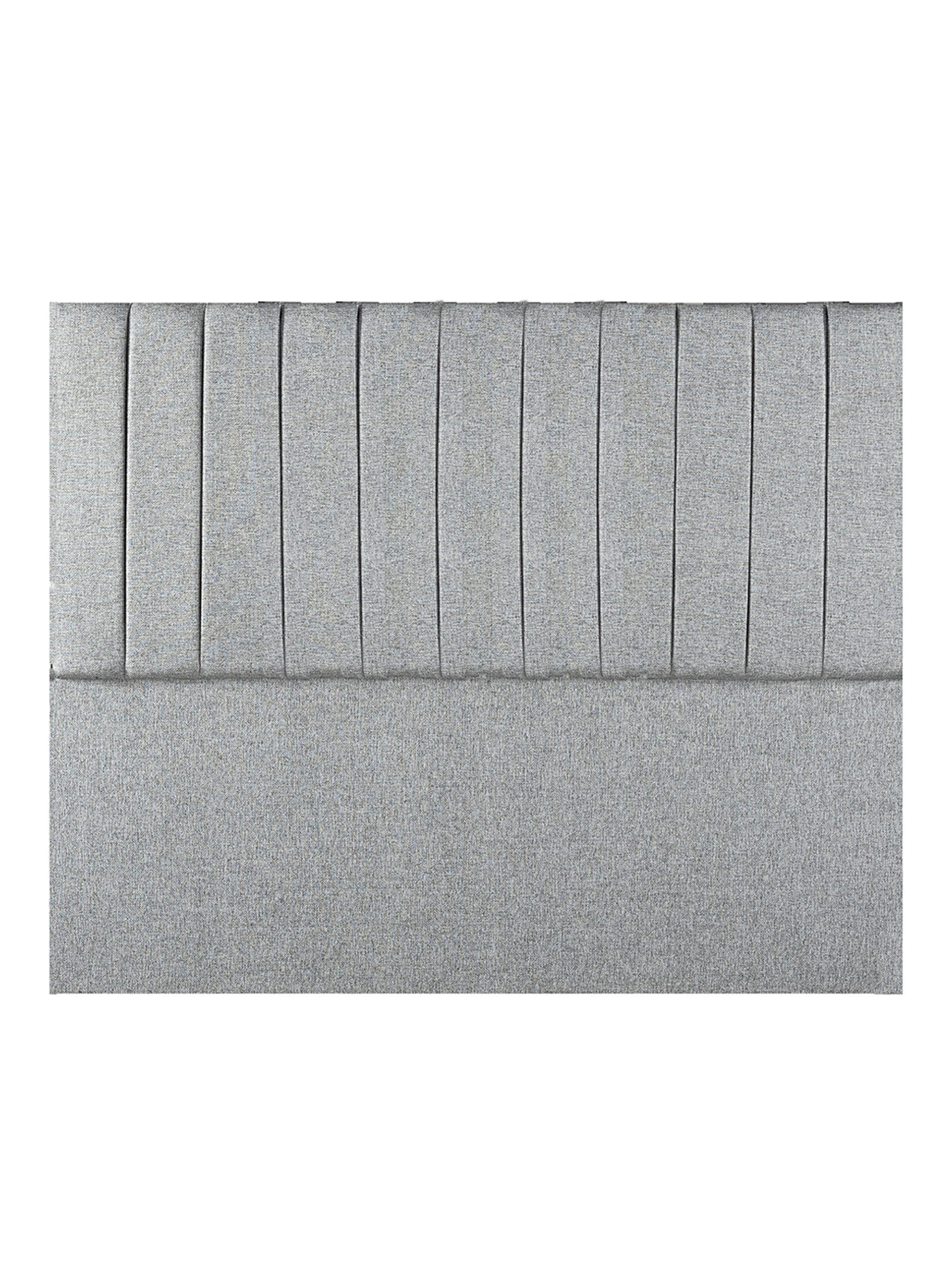 Cama Europea Sky King + Respaldo Tibet Plata-3