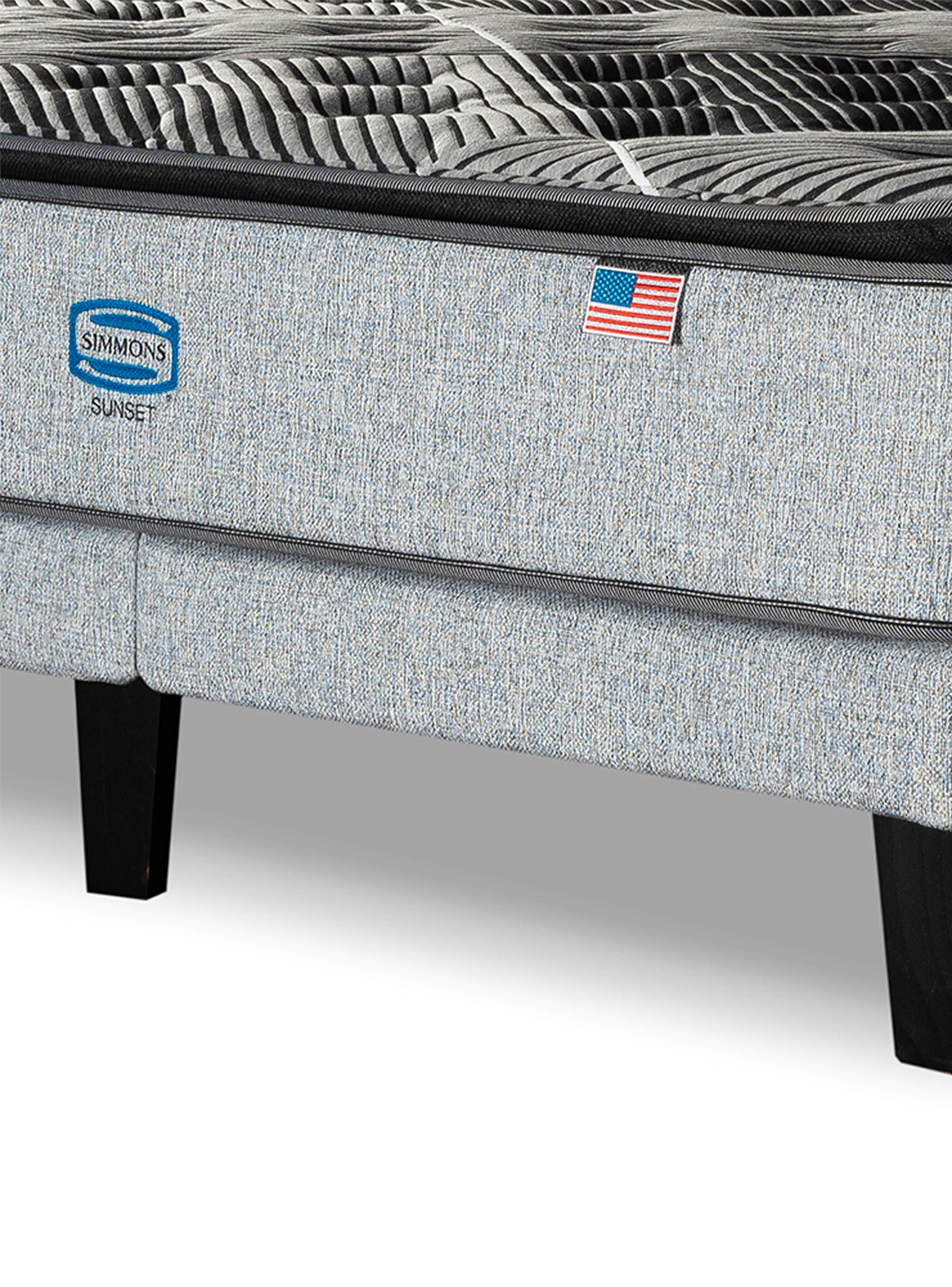 Cama Europea Sunset King Plata-3