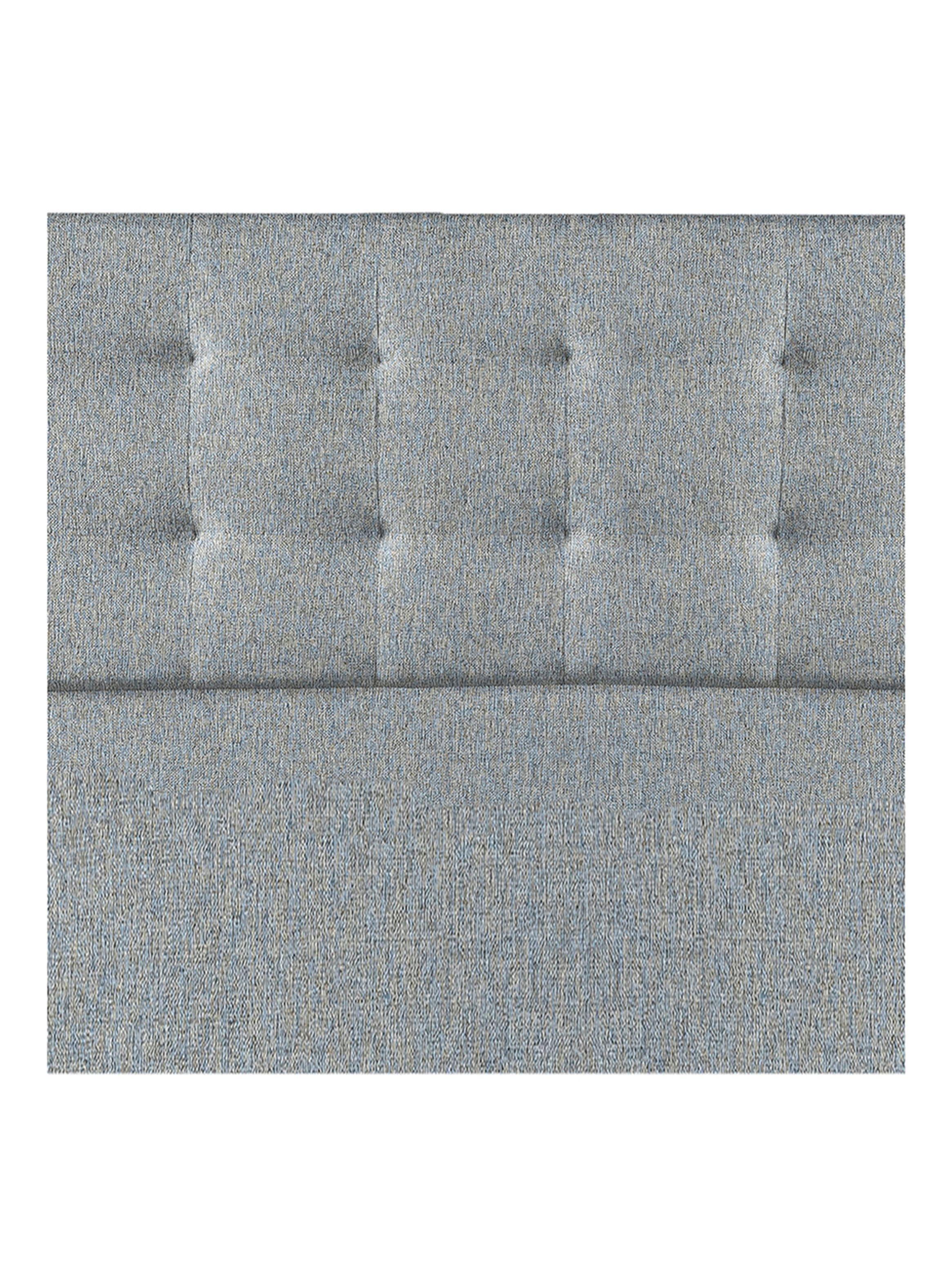 Cama Europea Sunset 1.5 Plazas + Respaldo Tignes Plata-3