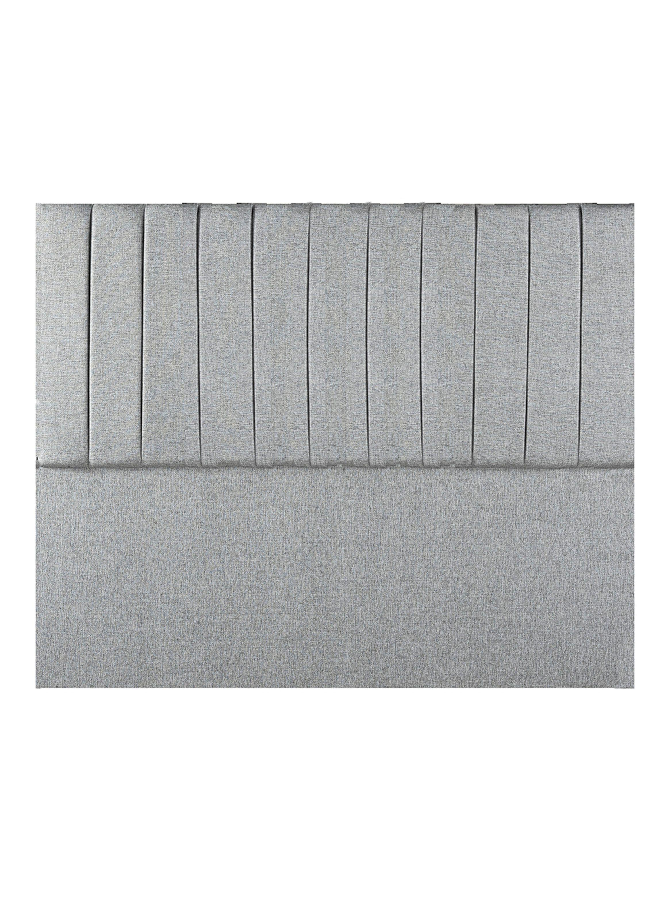 Cama Europea Sunset 2 Plazas + Respaldo Tibet Plata-3