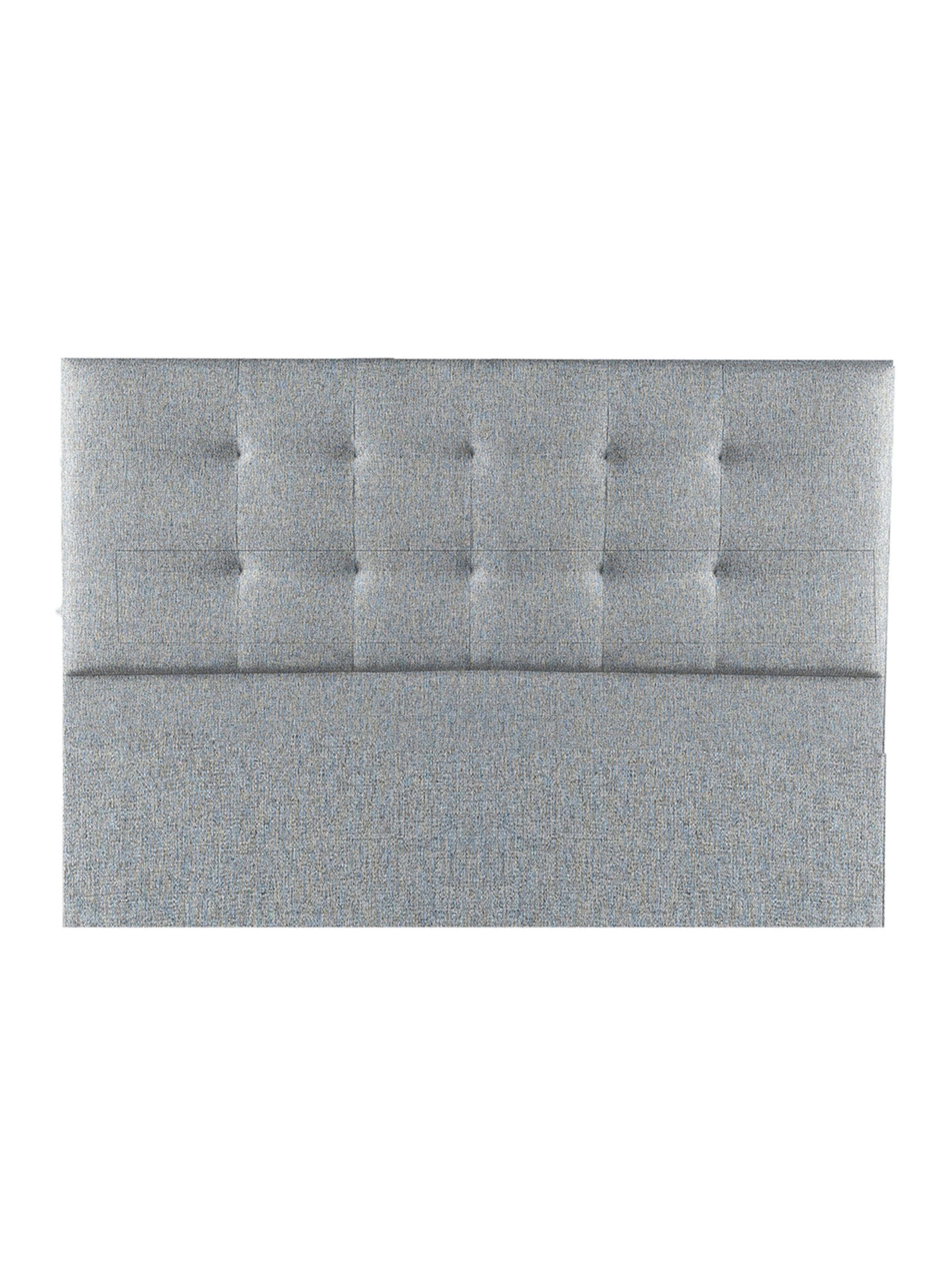 Cama Europea Sunet King + Respaldo Tignes Plata-3