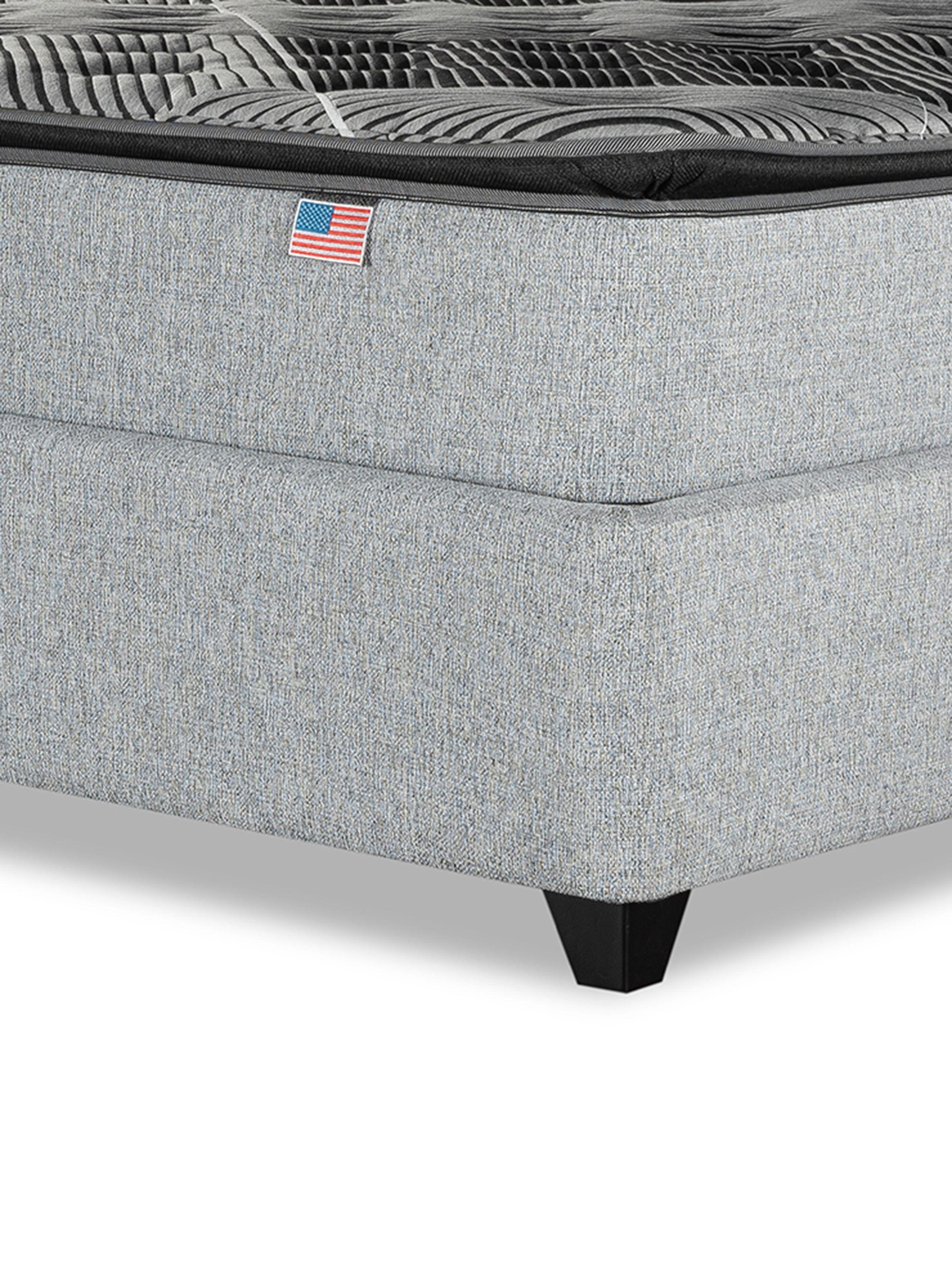 Cama Bignest Sunset King + Respaldo Tibet Plata-3