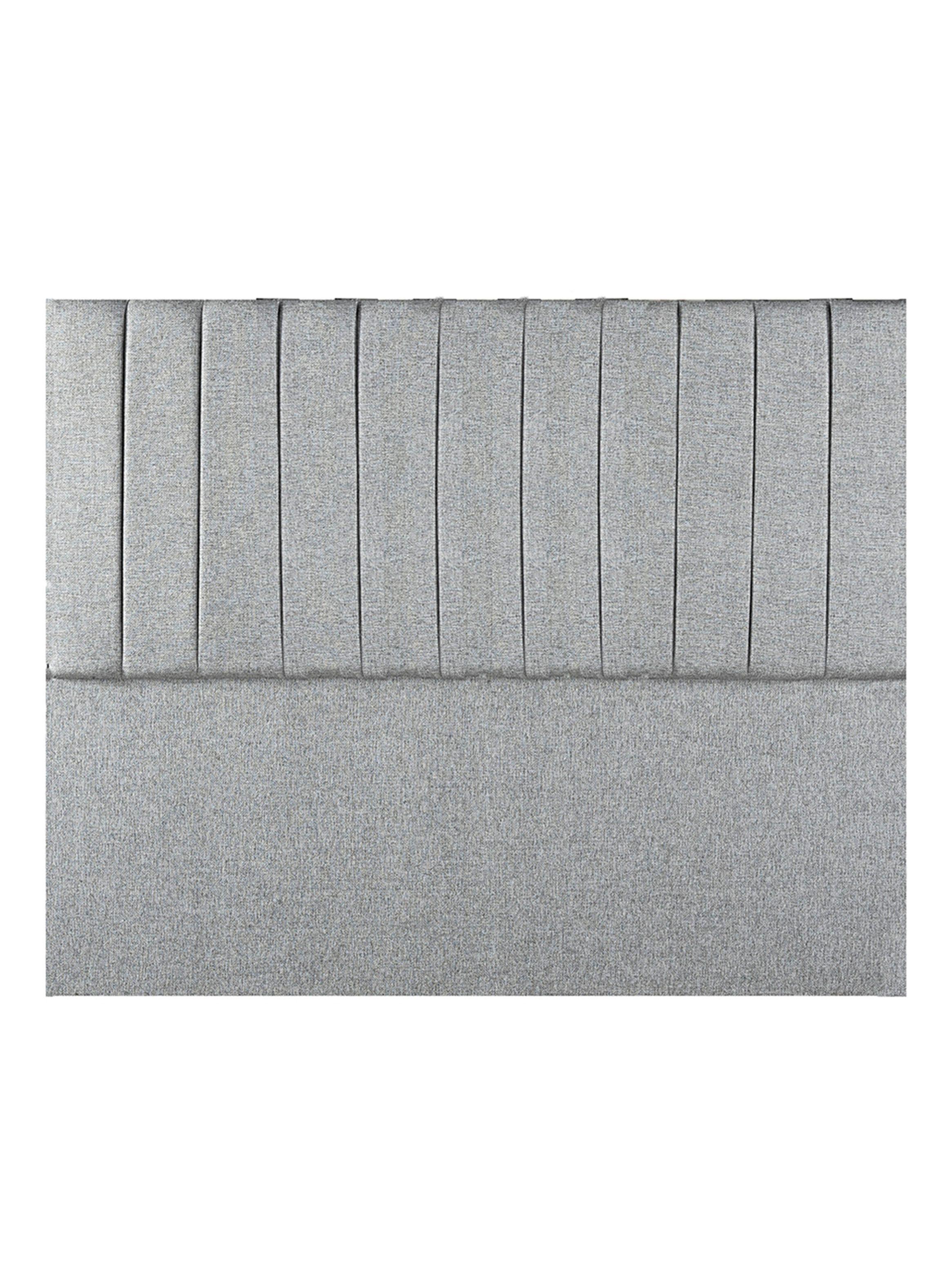 Cama Bignest Sky 2 Plazas + Respaldo Tibet Plata-3