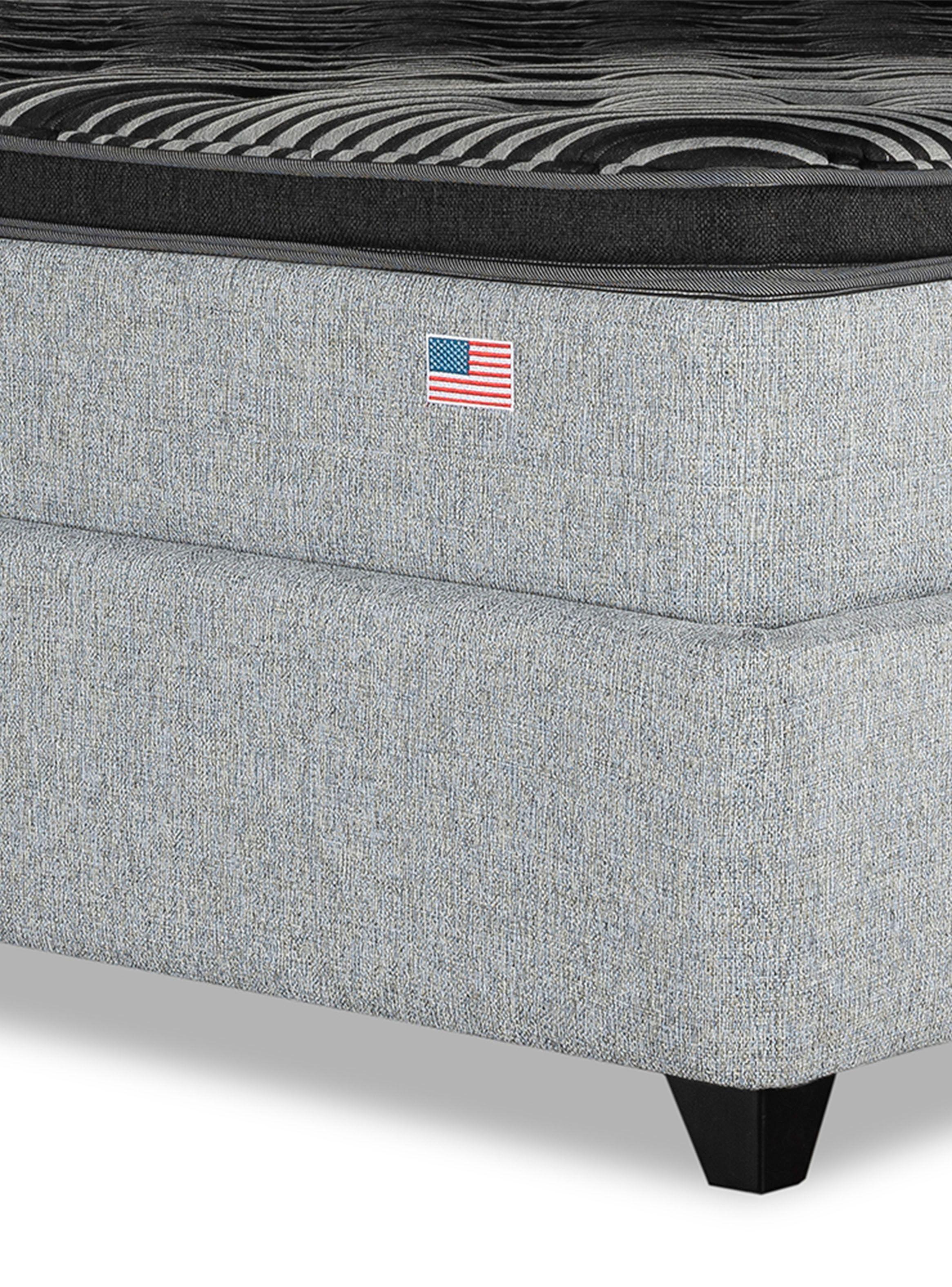 Cama Bignest Sky 2 Plazas + Respaldo Tibet Plata-4