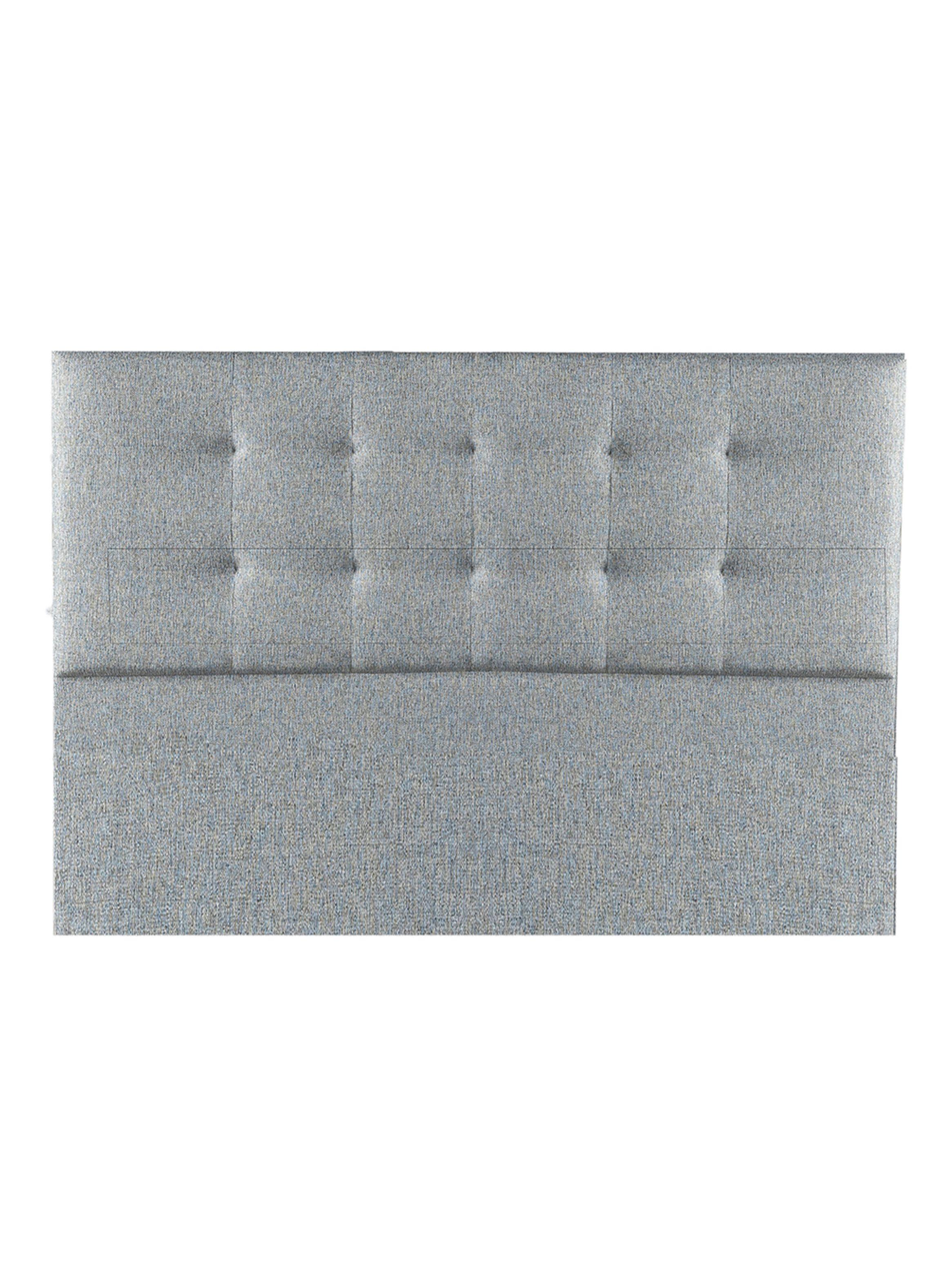 Cama Lownes Sunset 2 Plazas + Respaldo Tignes Plata-3