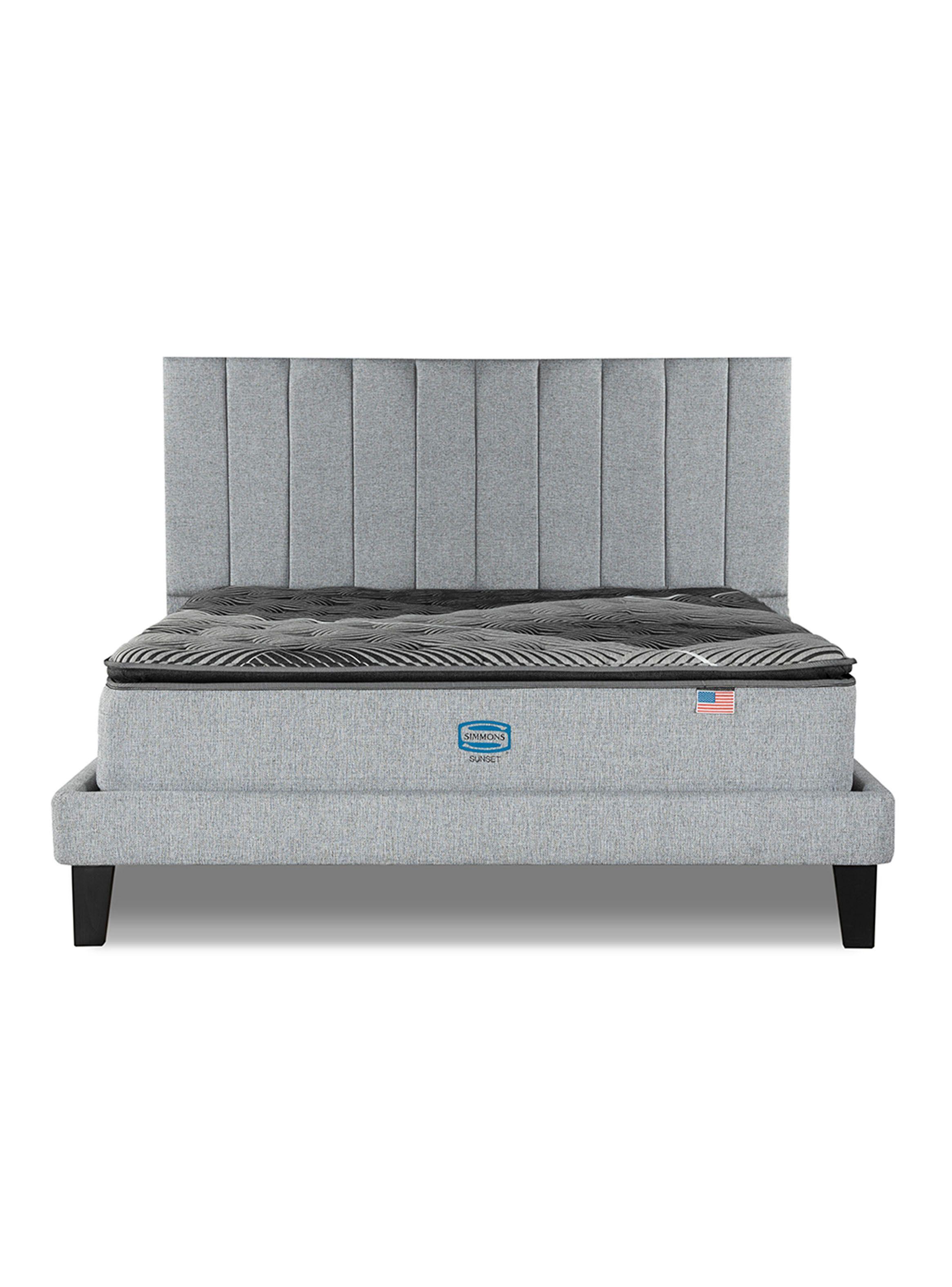 Cama Lownes Sunset King + Respaldo Tibet Plata-2