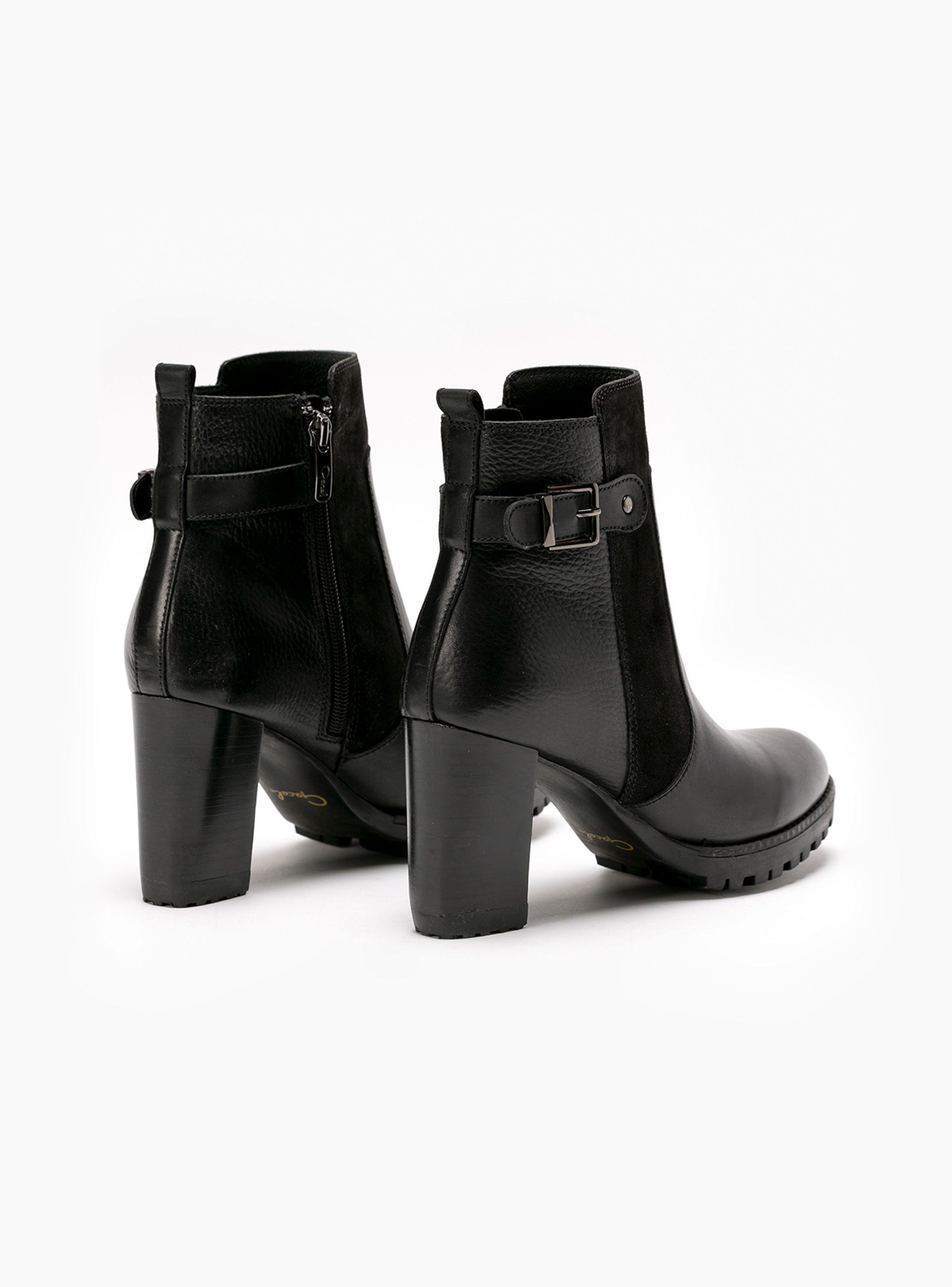 Botín Gacel Mujer Modelo Goldie Hebilla Superior-3