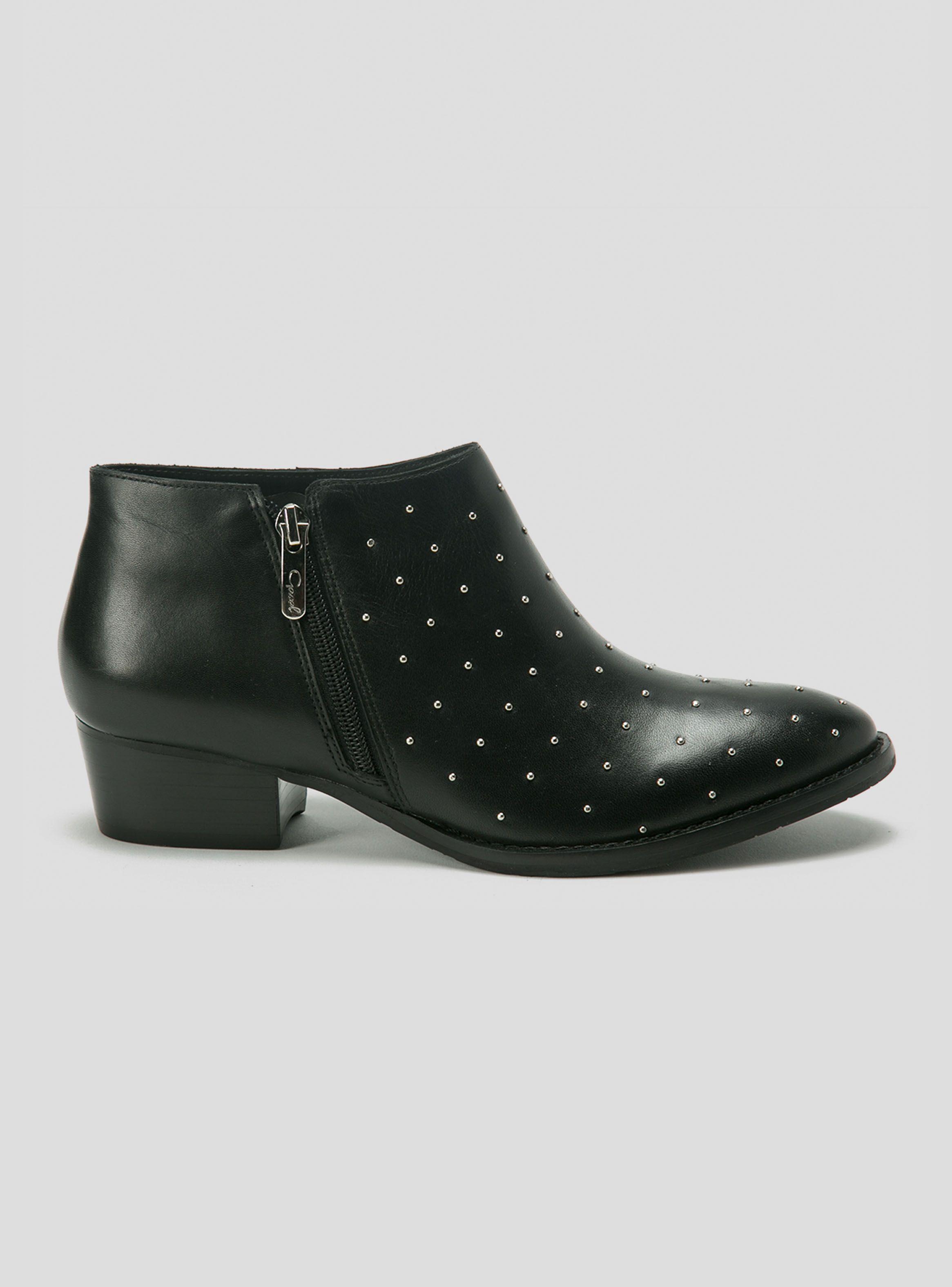 Botín Gacel Penny Casual Mujer Tachas Negro-0
