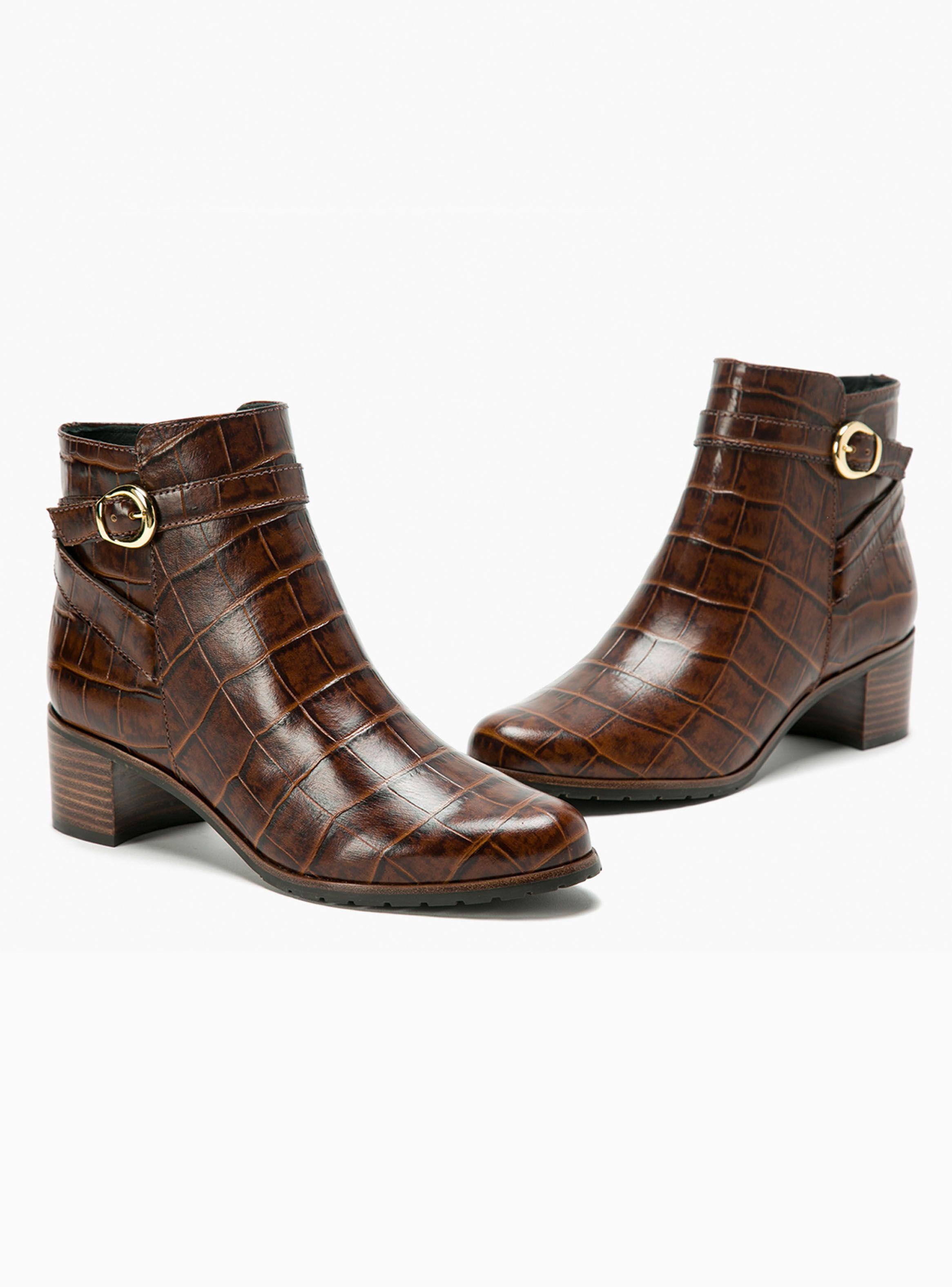 Botín Gacel Mujer Modelo Alfonsina Café-1