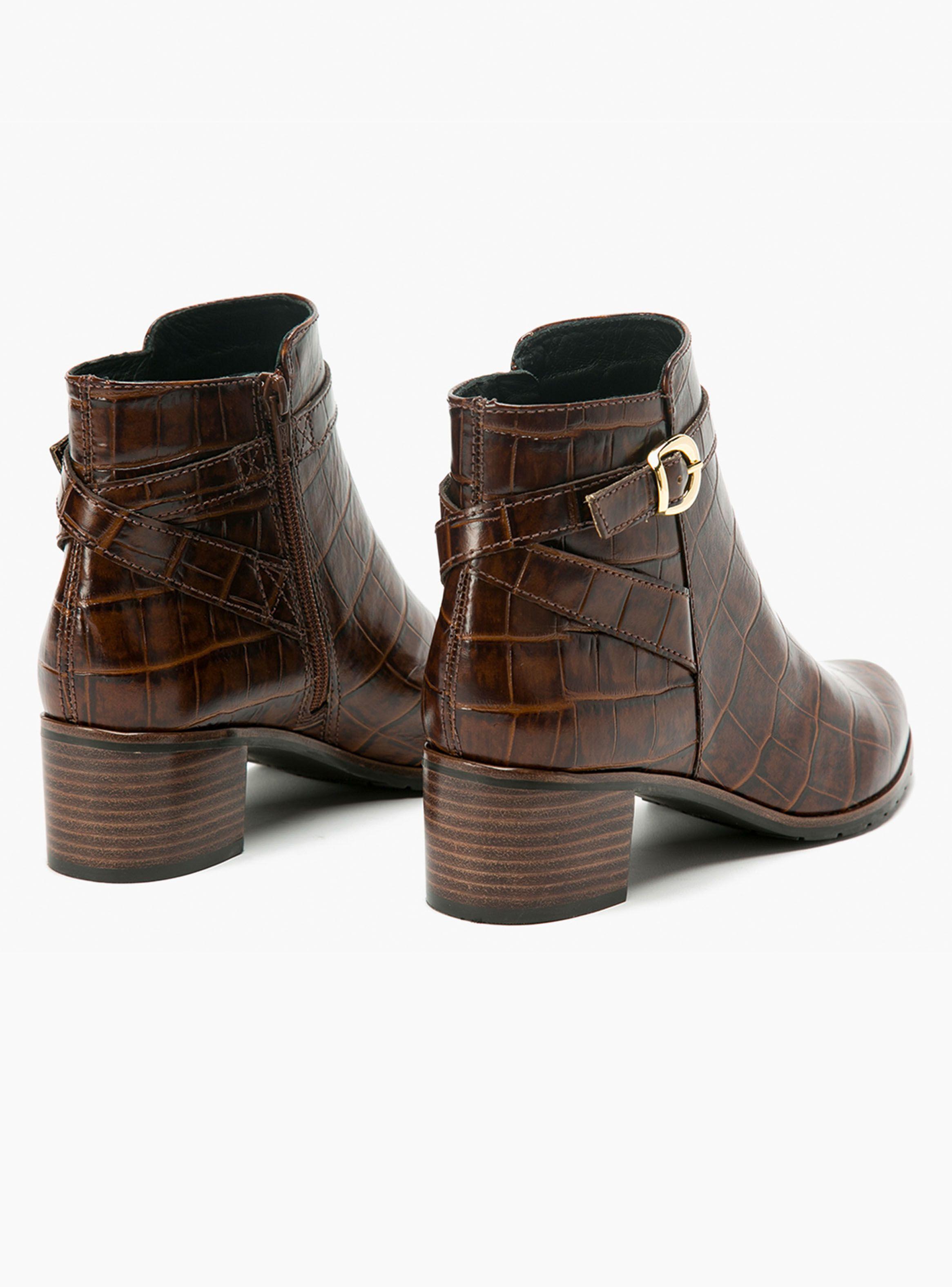 Botín Gacel Mujer Modelo Alfonsina Café-3