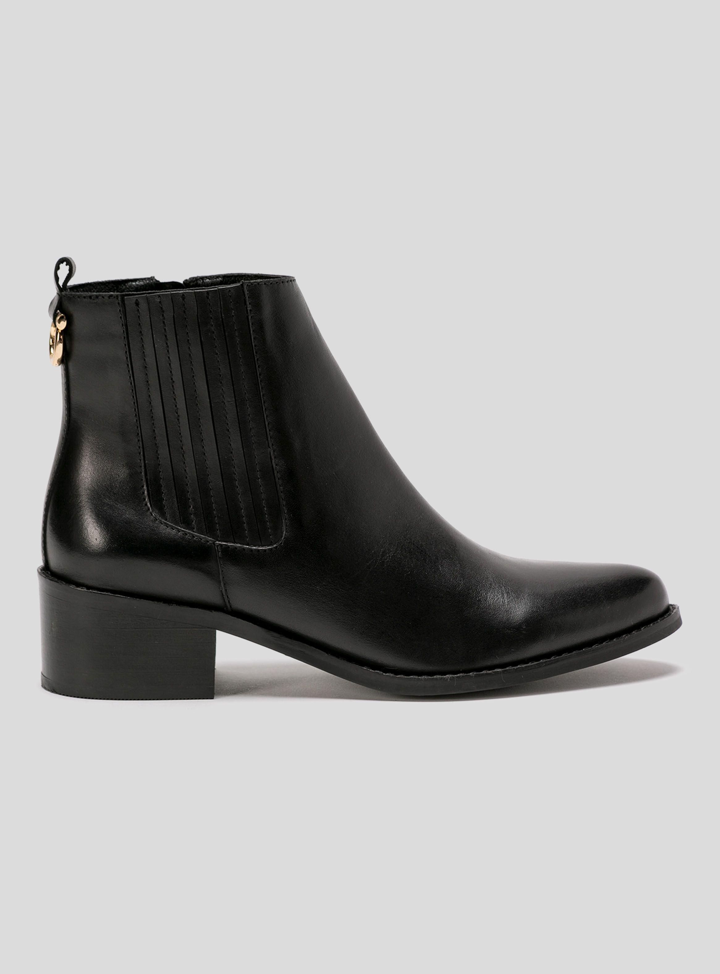 Botín Gacel Mujer Modelo Montana Elastico Negro-0