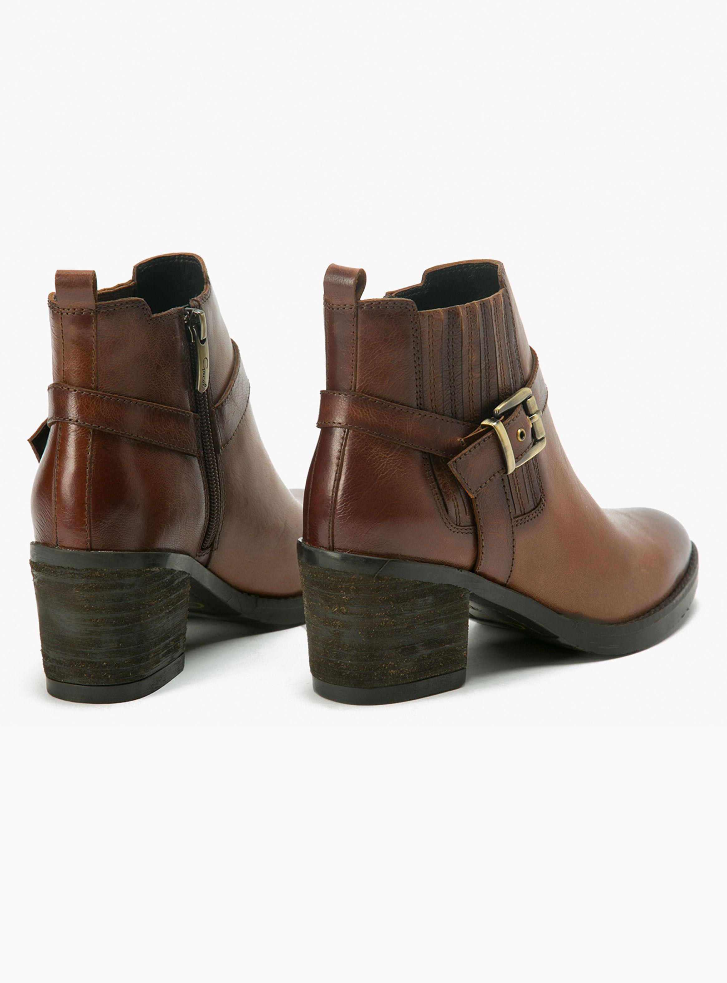 Botín Gacel Mujer Modelo Piera Hebilla Cobre-3