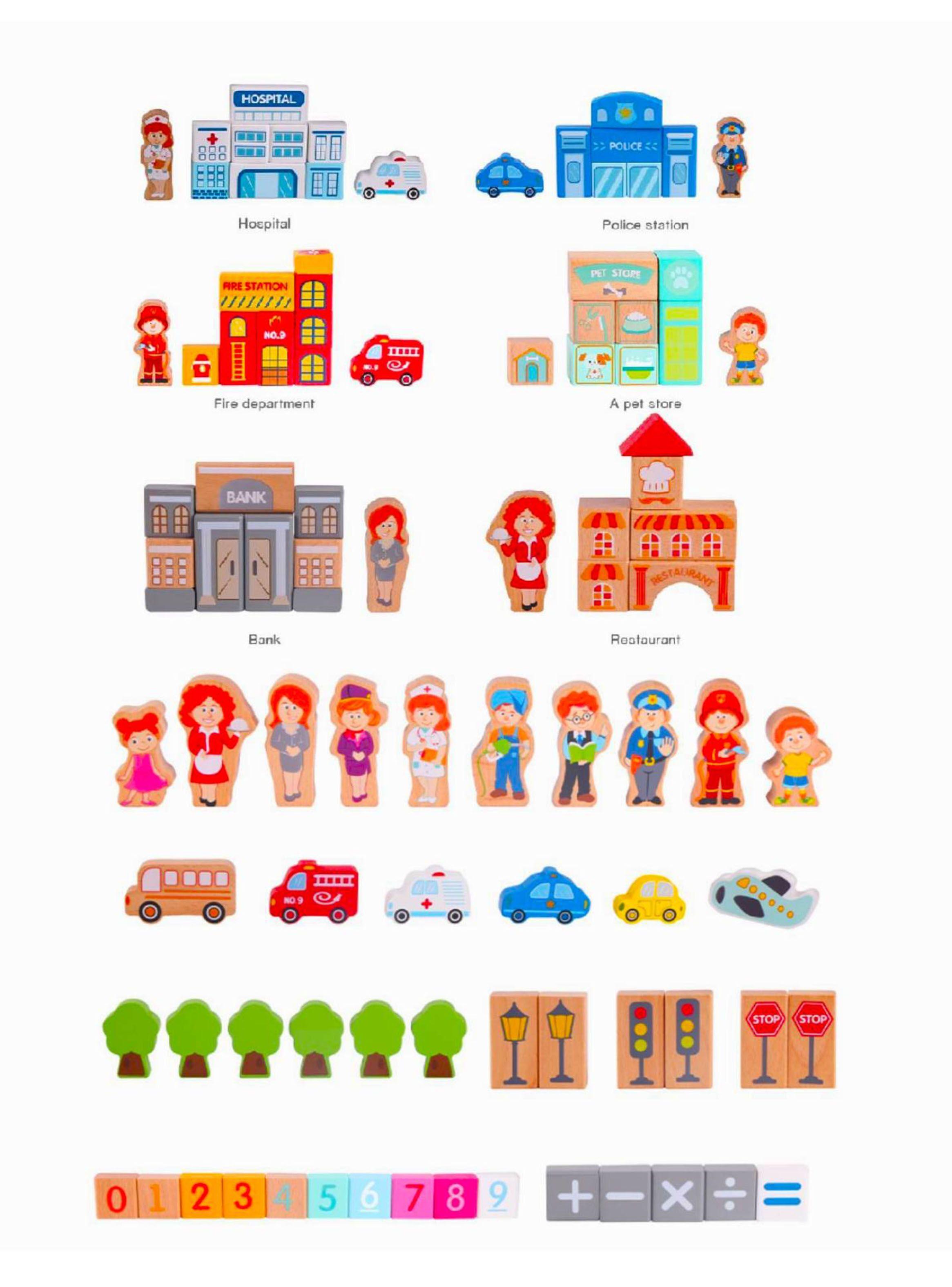 Juego de Construcción Ciudad Feliz-4