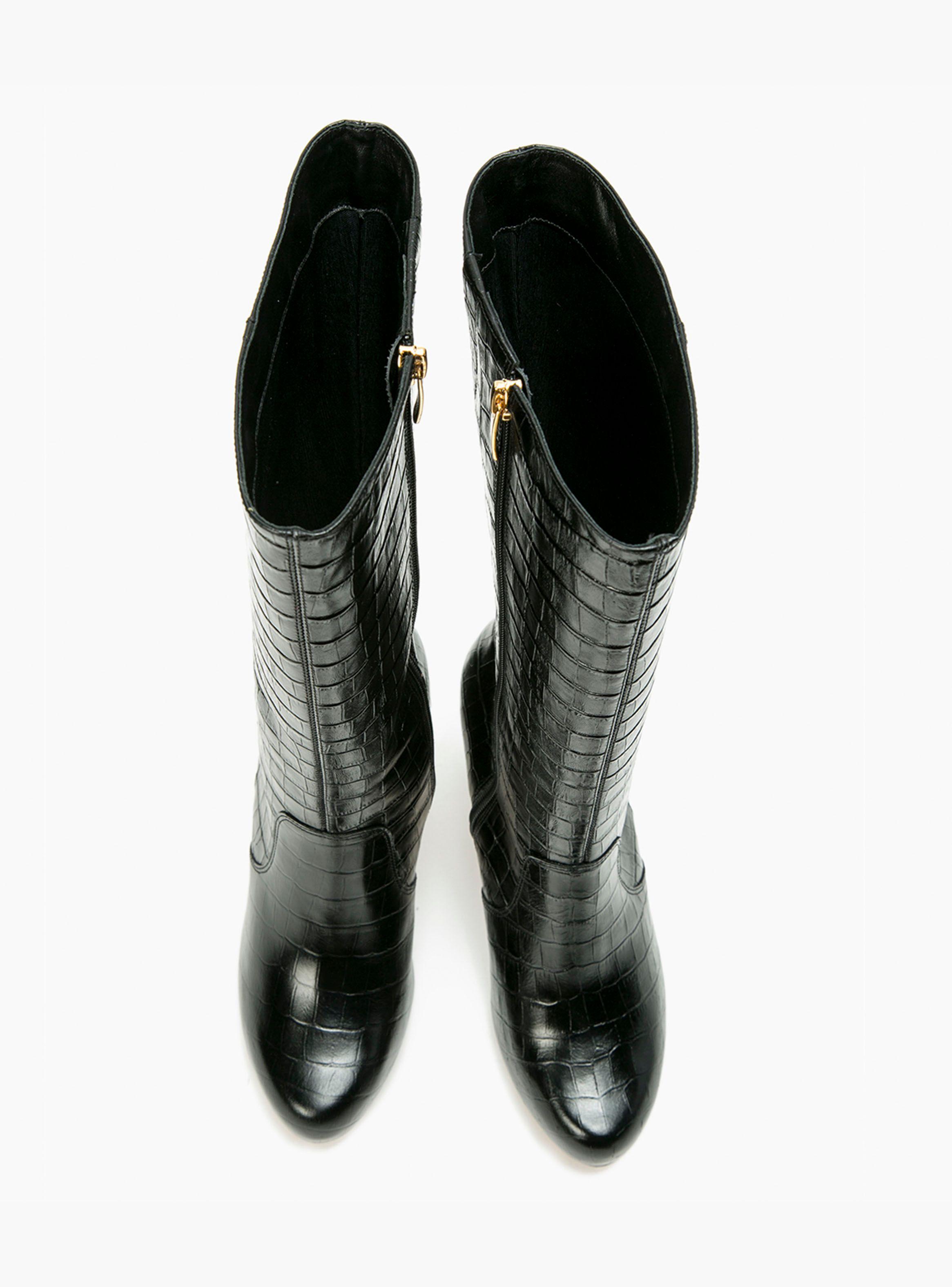 Bota Gacel Olga Taco Aguja Negro Mujer-2