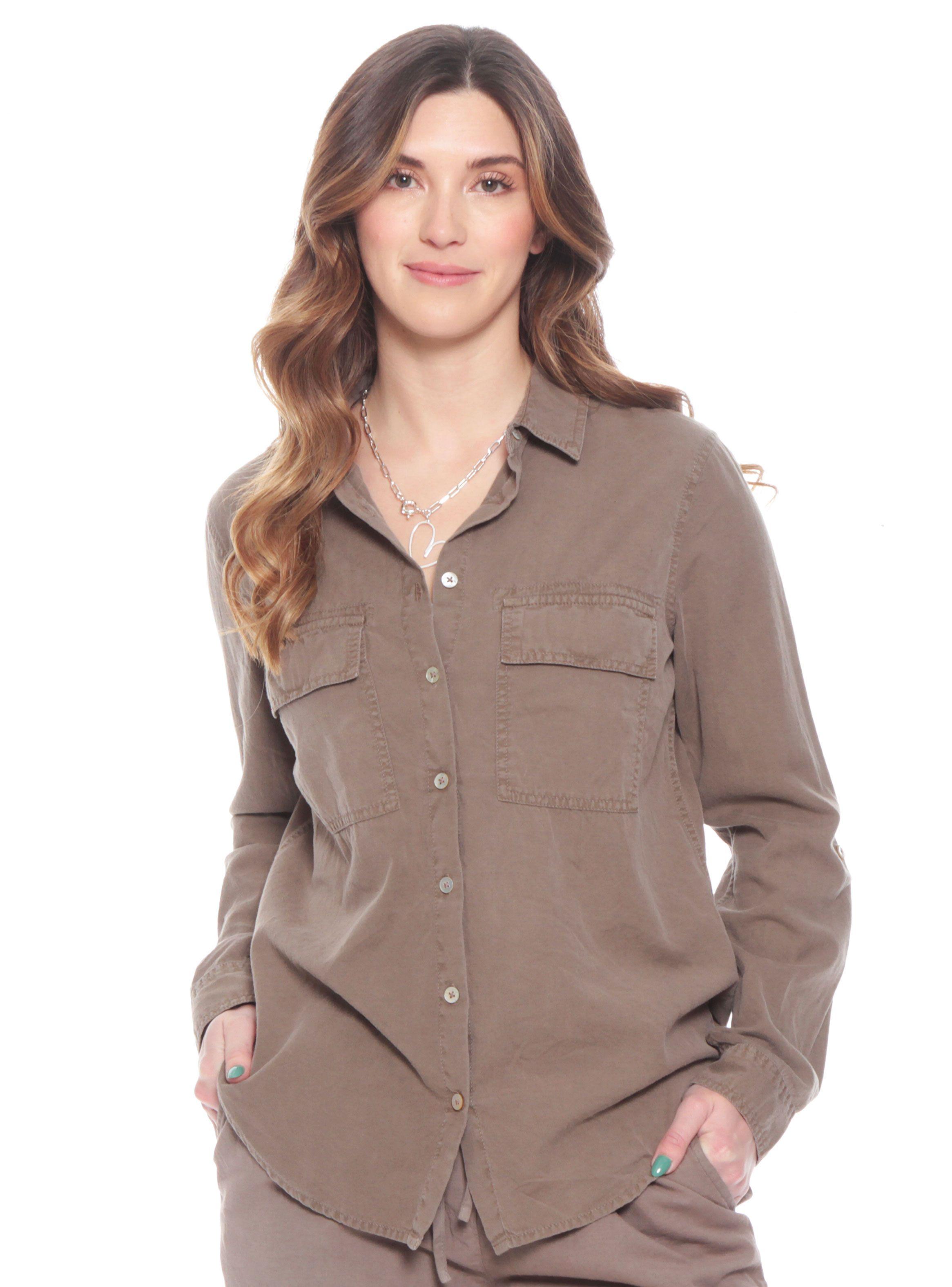 Blusa Manga Larga Lino-0