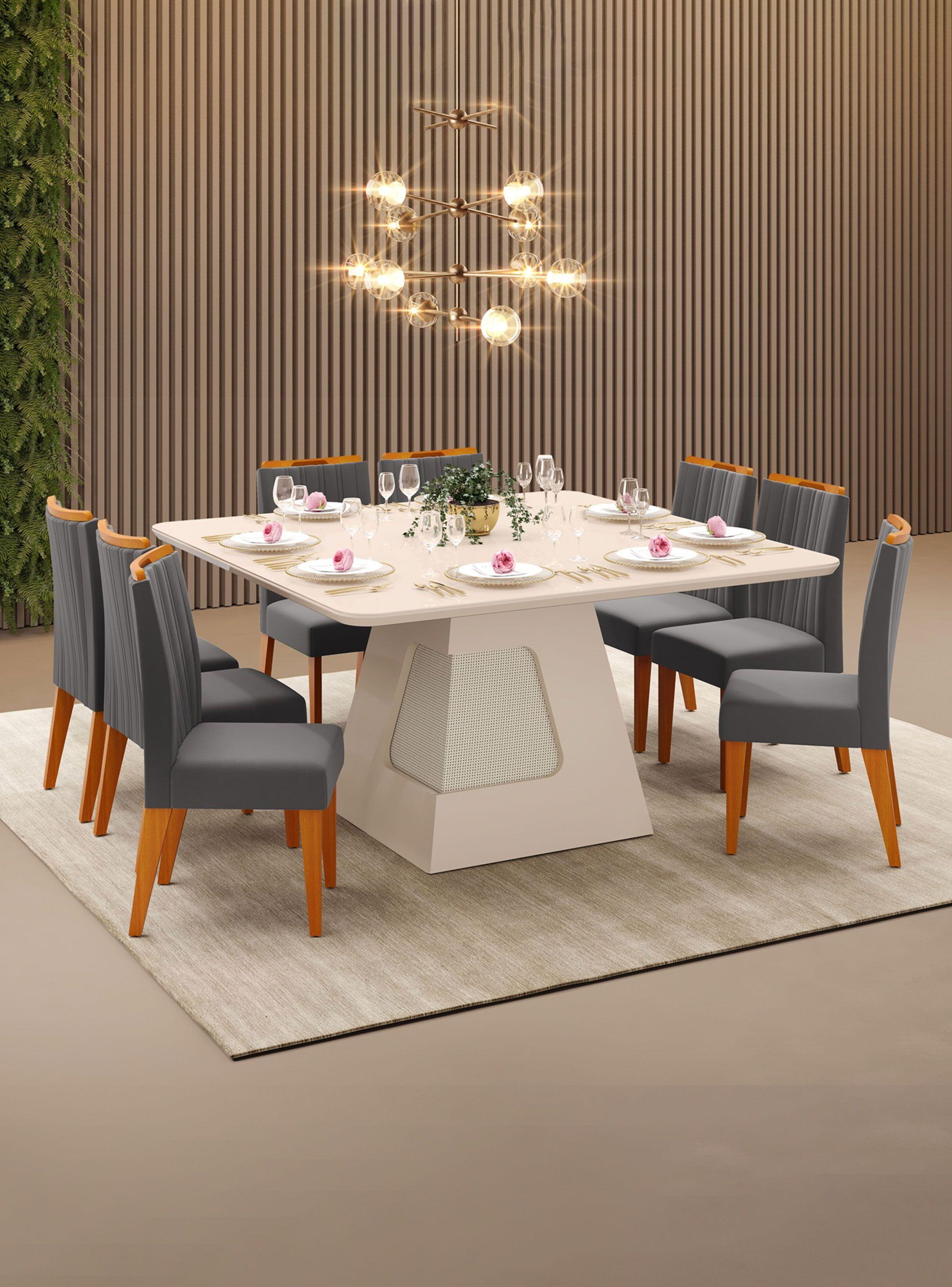 Juego de Comedor Paris + 8 Sillas-4