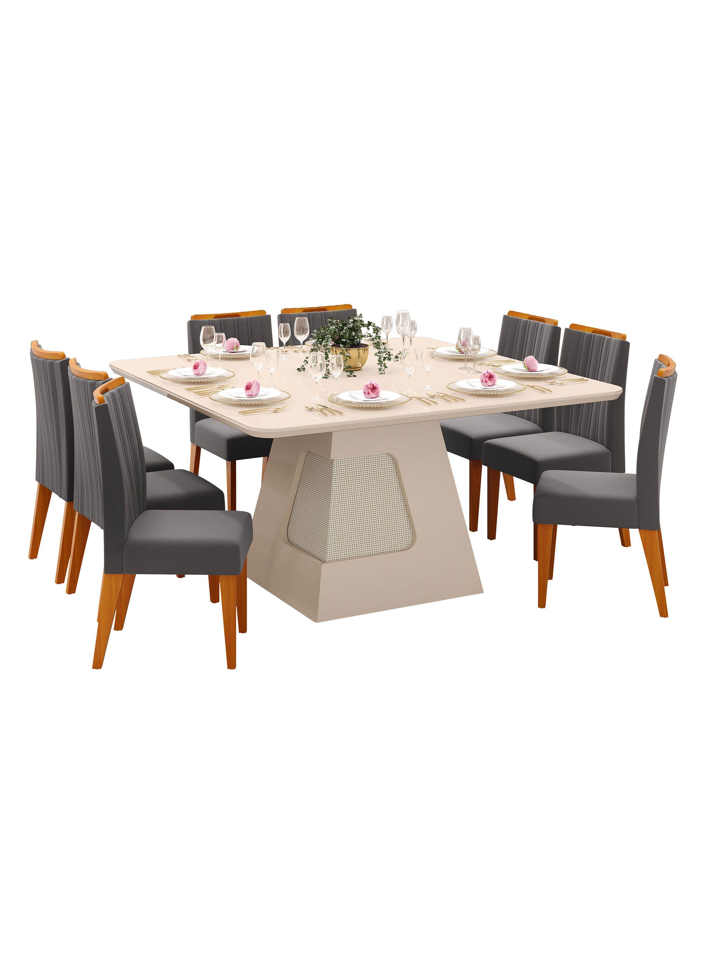 Juego de Comedor Paris + 8 Sillas-0