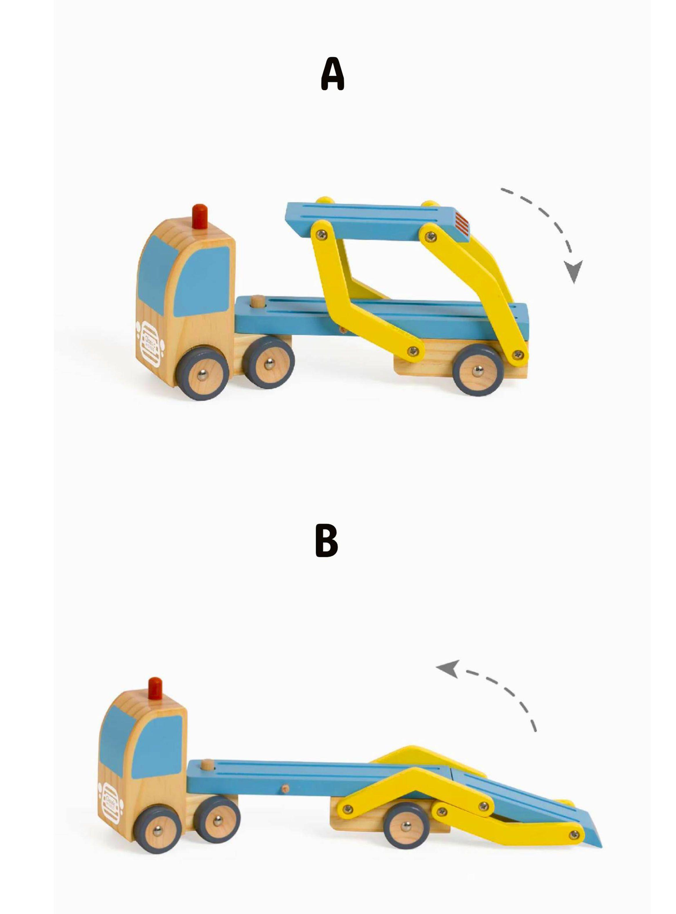 Juego Didáctico Camión Remolcador Autos-2