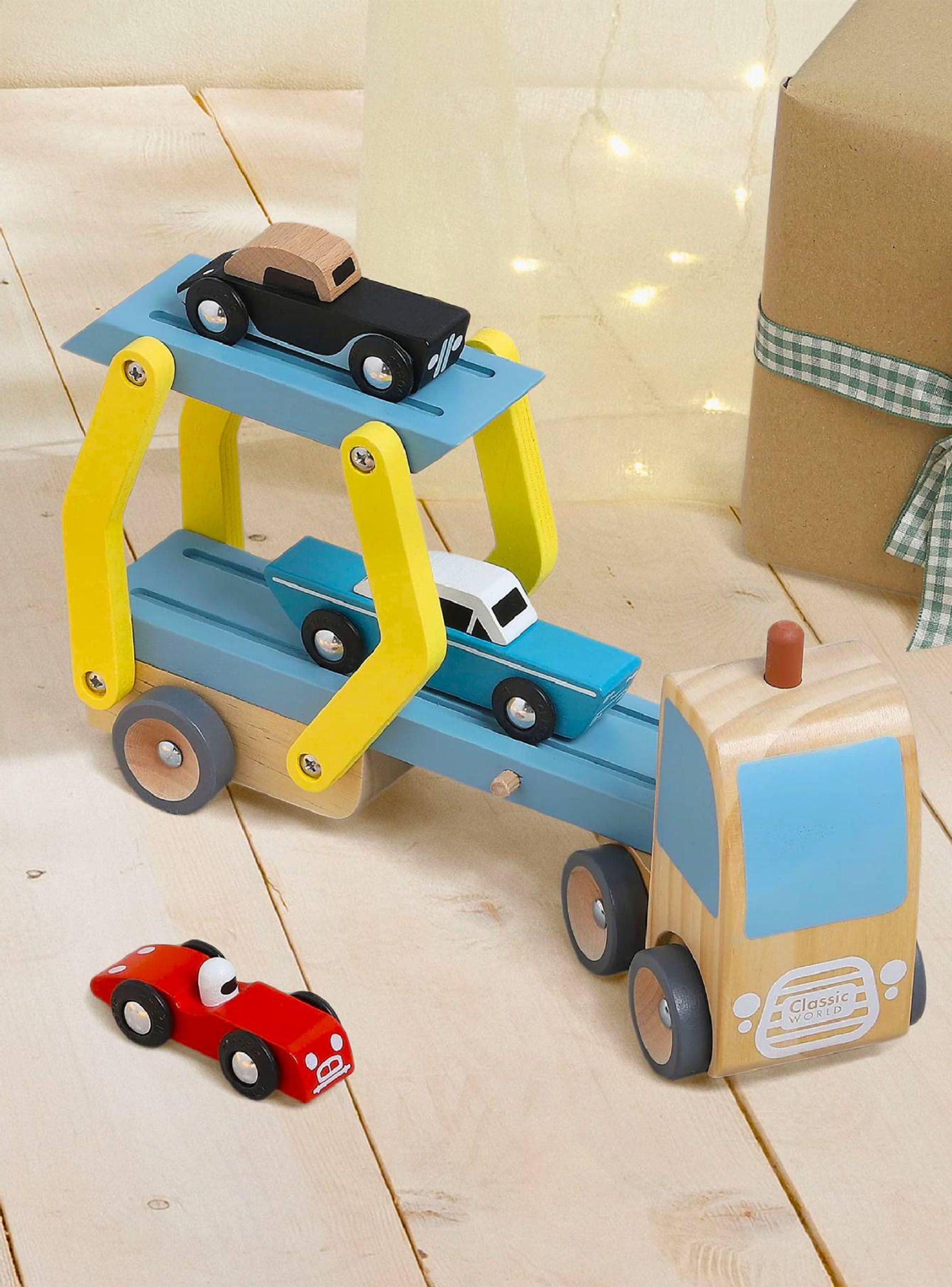 Juego Didáctico Camión Remolcador Autos-3