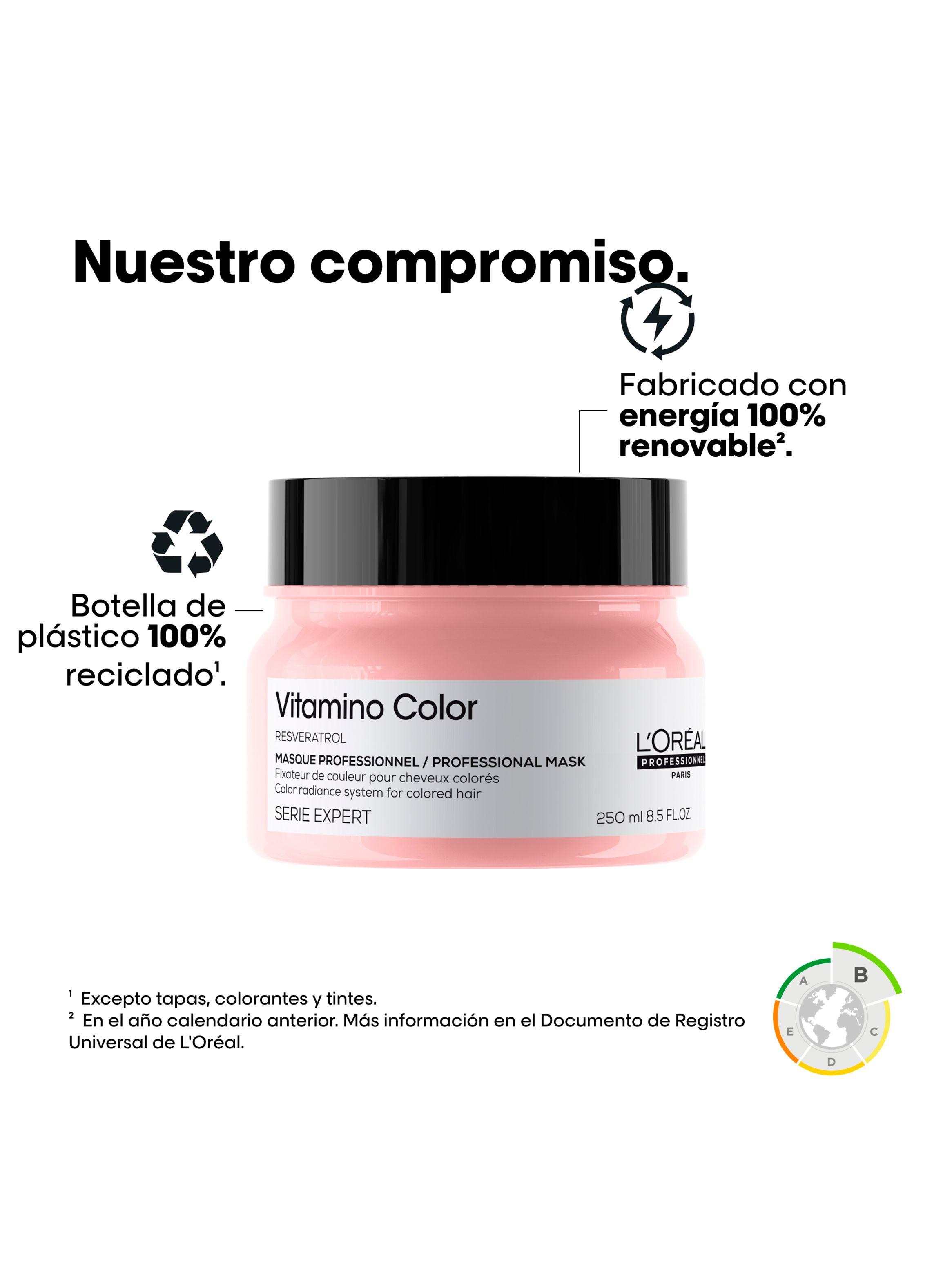 Set Profesional Cuidado del Color Shampoo 500ml + Máscara 250ml Vitamino Color -2
