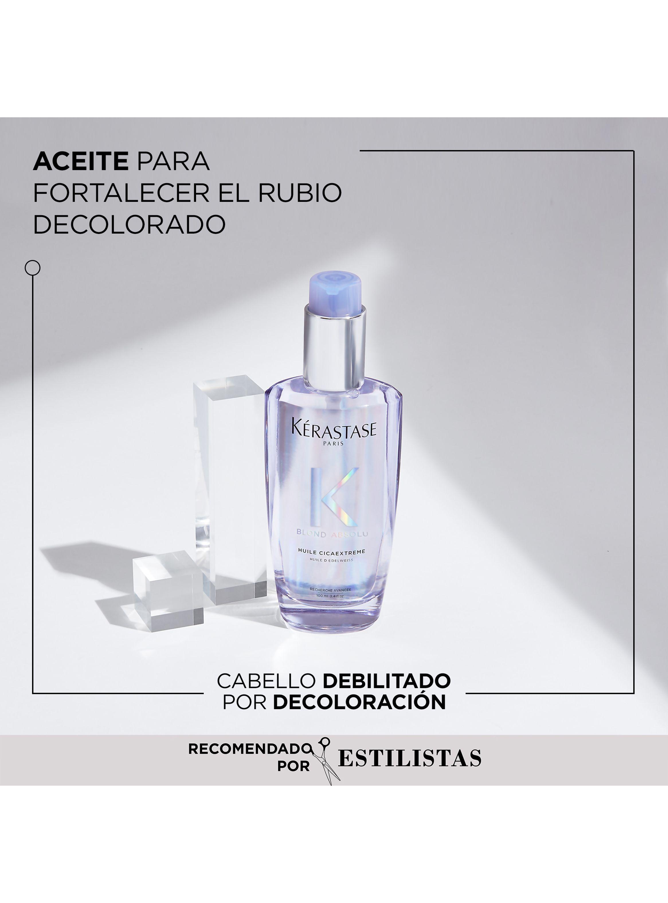 Set Matizante Cabello Rubio o Decolorado Blond Absolu Shampoo Bain Ultra-Violey 250ml + Aceite Huile Cicaextreme 50ml Kérastase-2