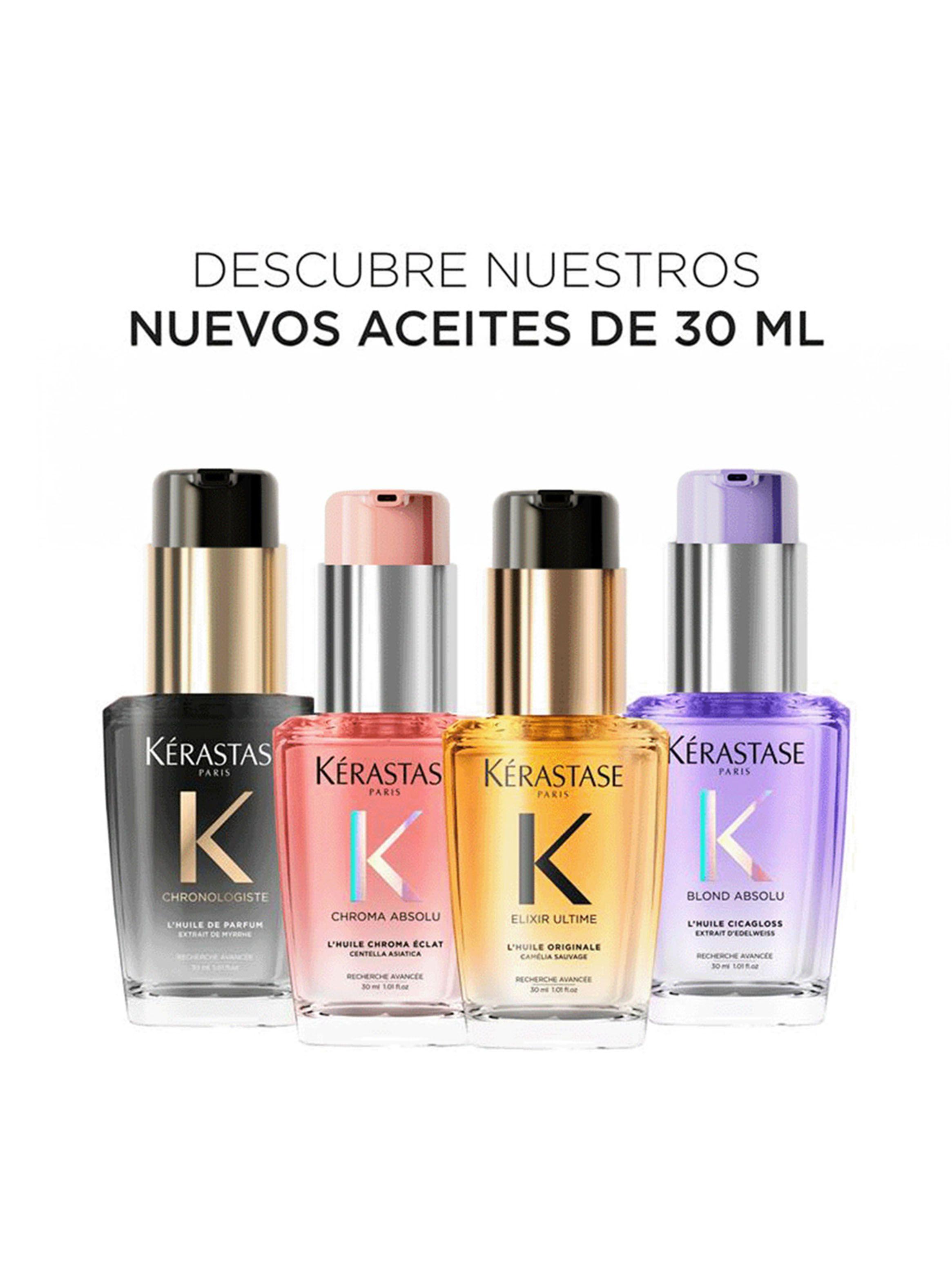 Aceite Reparador Capilar L'Huile Chroma Éclat Radiance 30ml Kérastase para Cabello con Color-4
