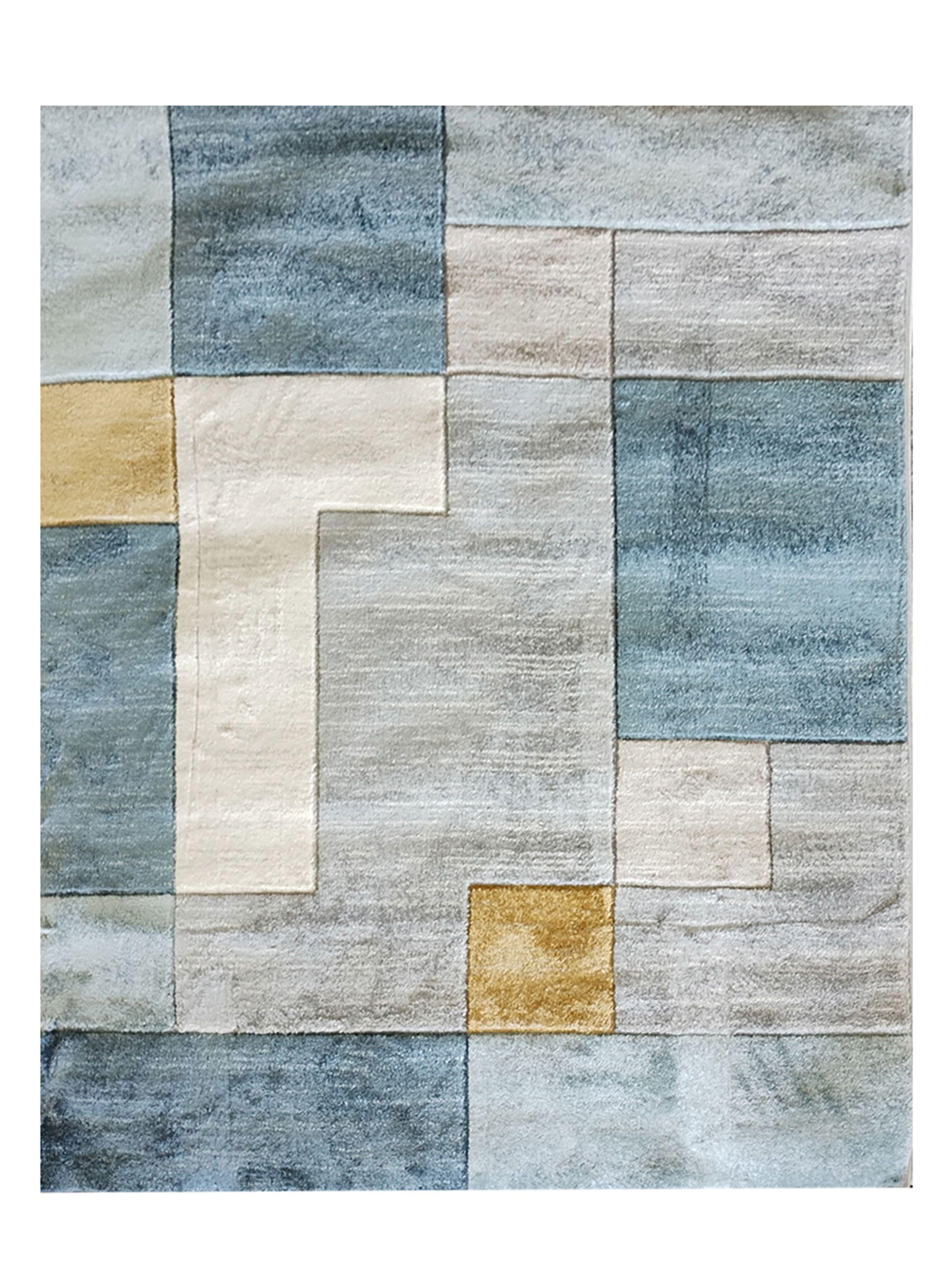 Alfombra Carved Evolution 170x230 cm Celeste-0