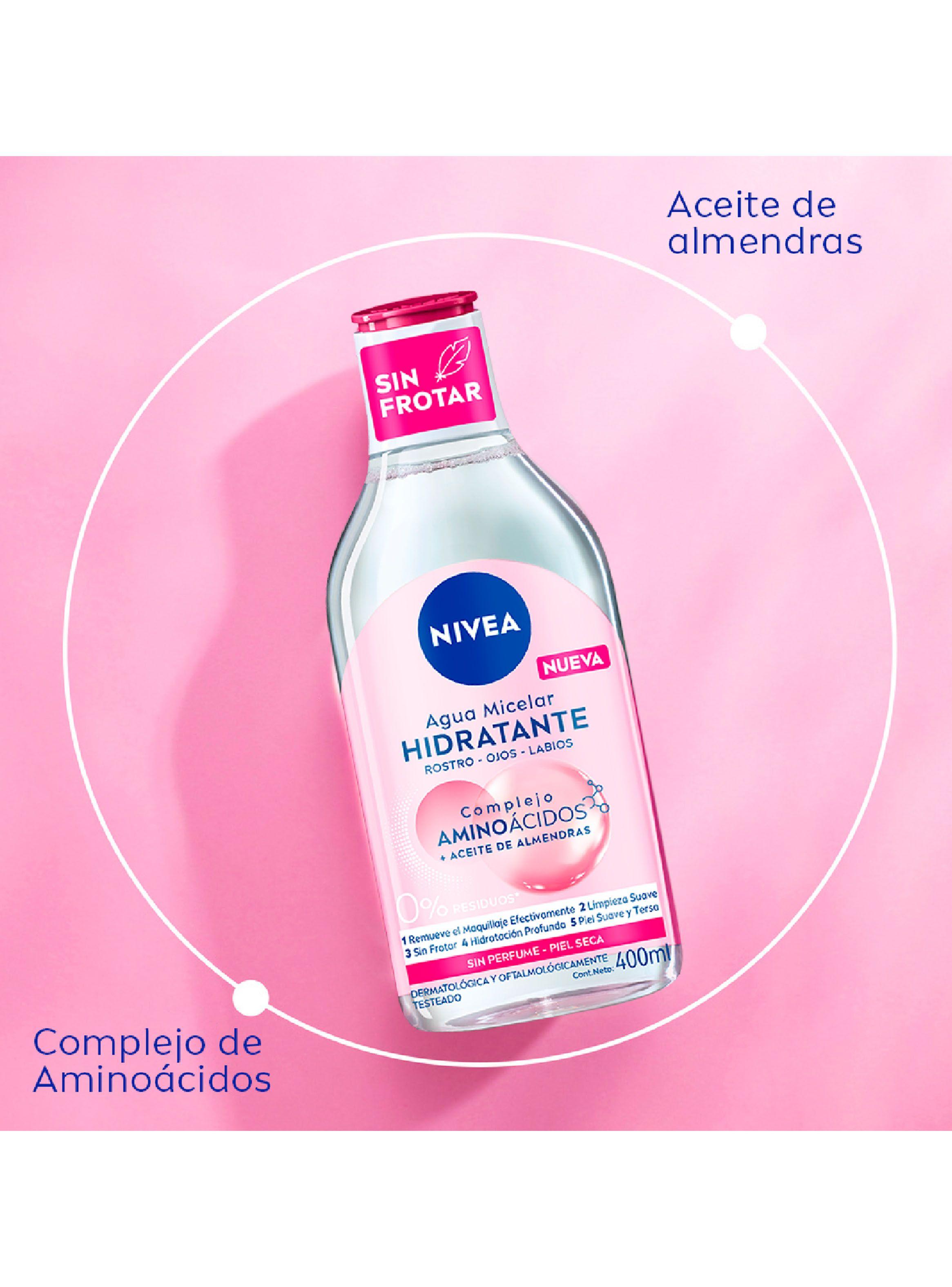 Agua Micelar Hidratante Piel Seca 400 ml Nivea-4