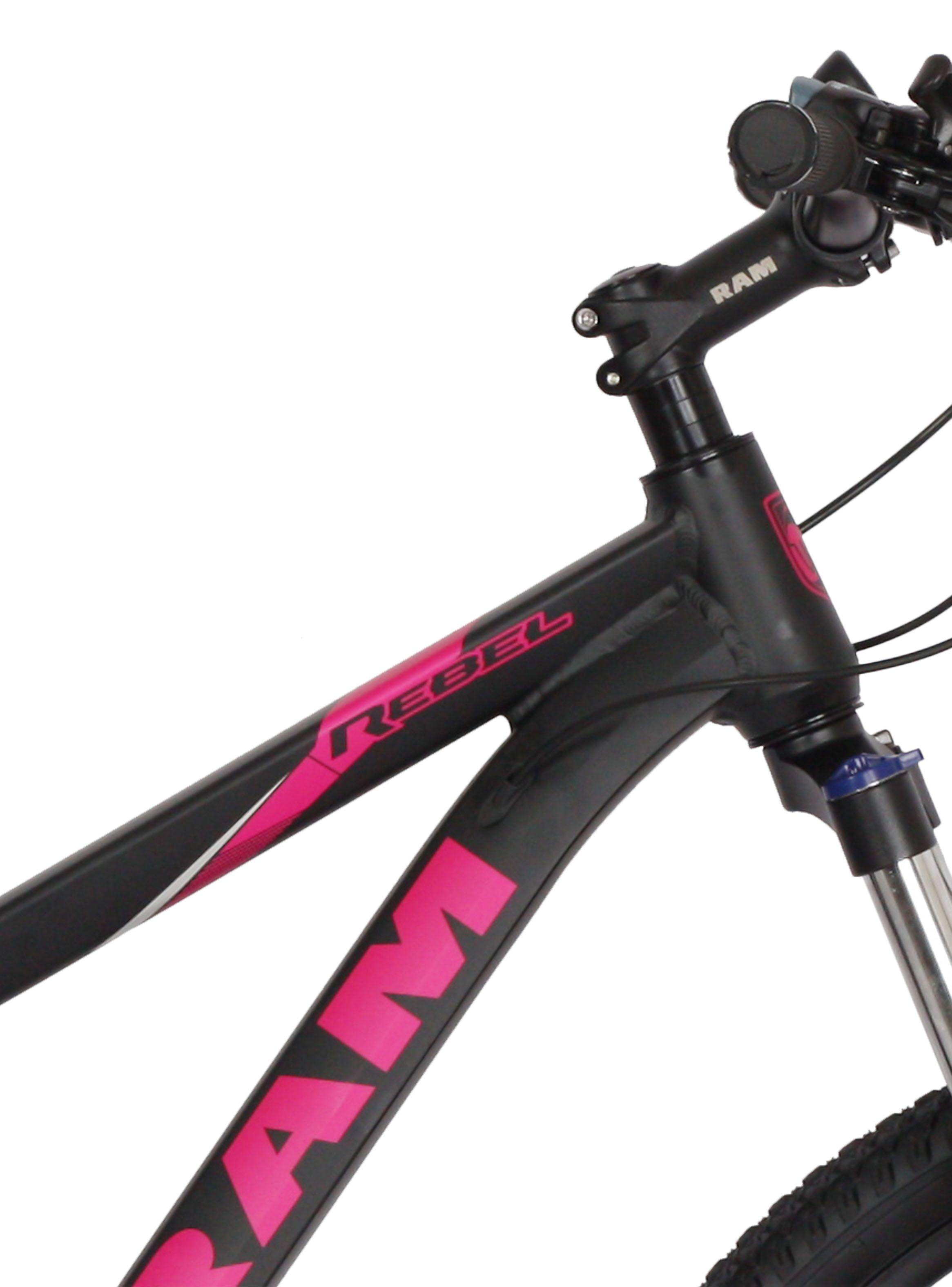 Bicicleta MTB Mujer Rebel Aro 26" Negro-3