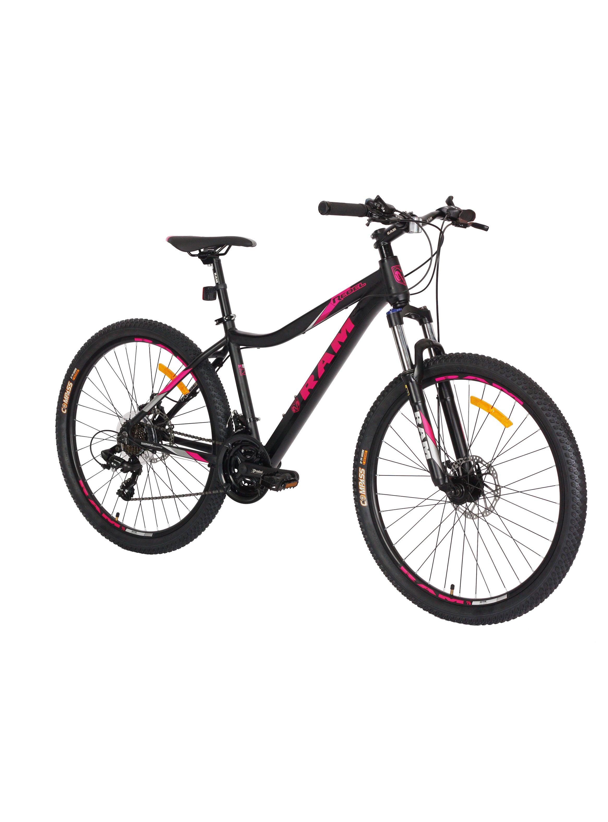 Bicicleta MTB Mujer Rebel Aro 26" Negro-2