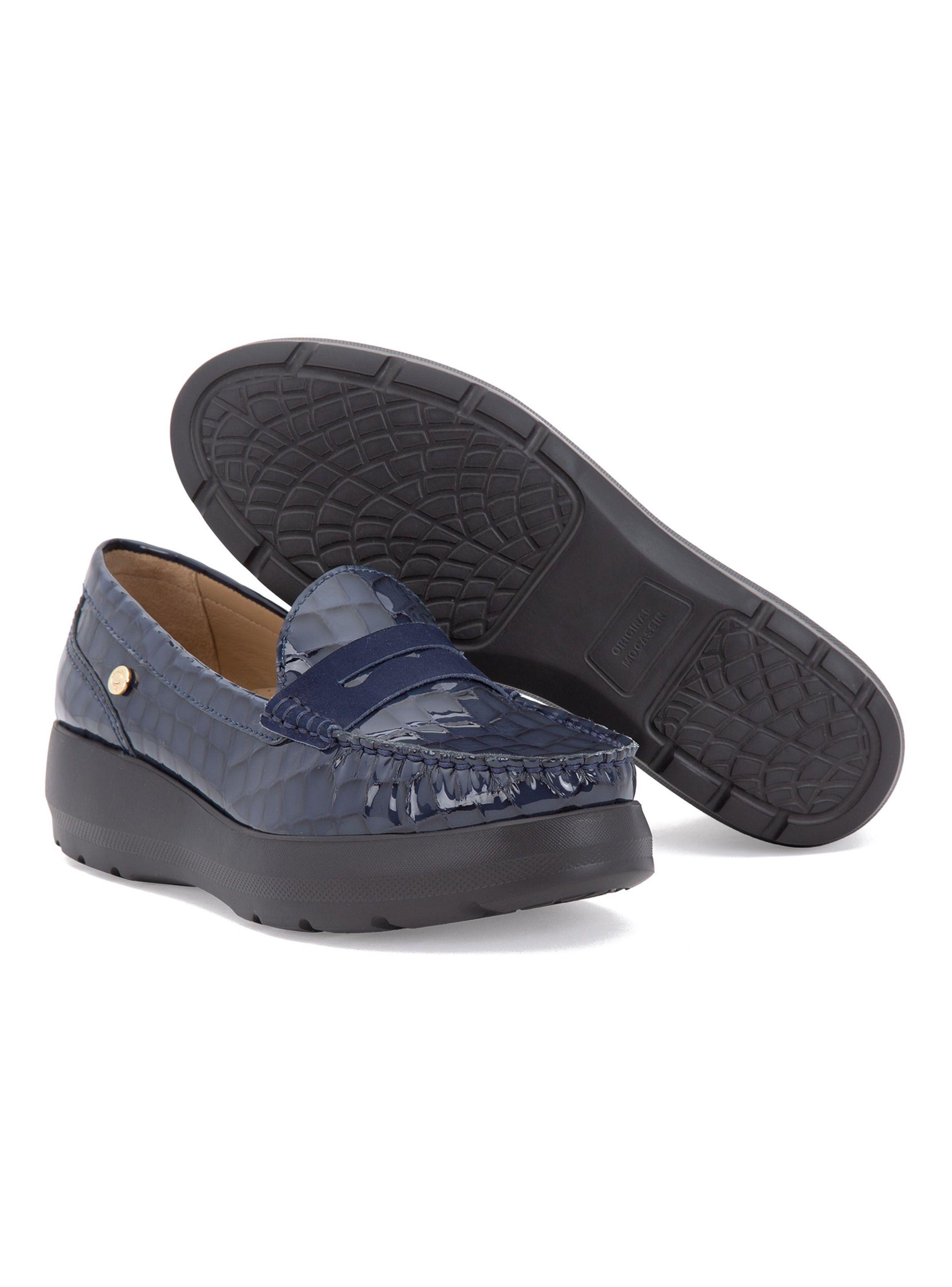 Mocasín Plataforma Locanda 659979 Cuero Mujer-4