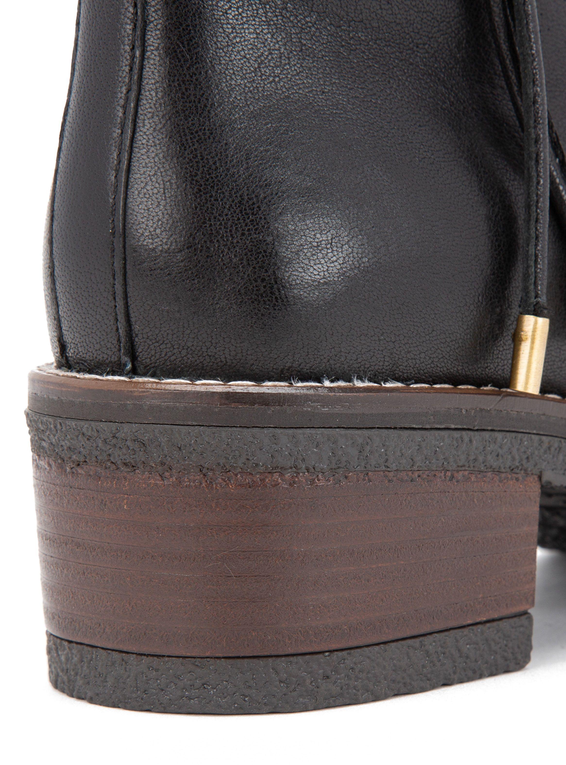 Botín Cuero Mika 660007 Mujer-4