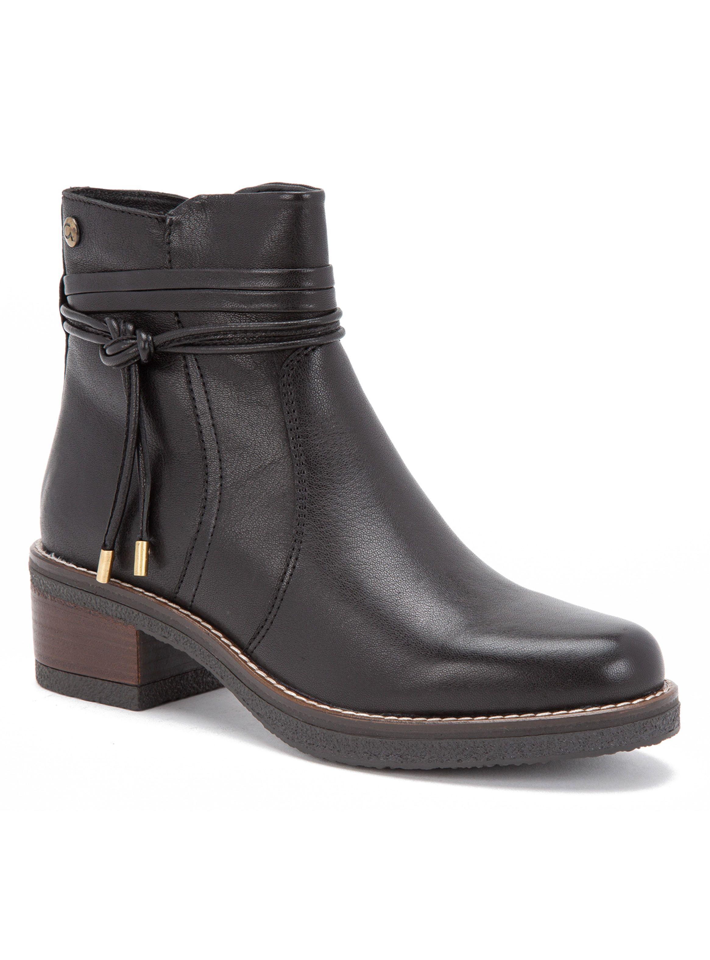 Botín Cuero Mika 660007 Mujer-2