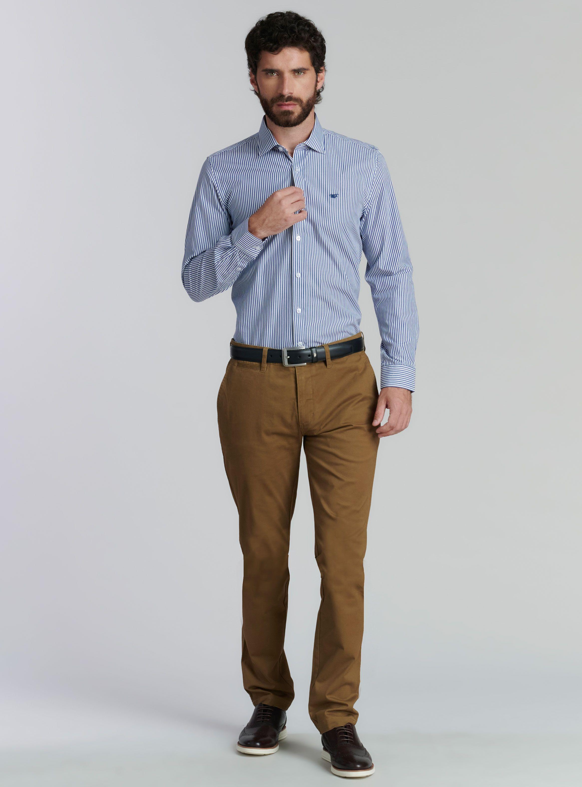 Camisa Albany Casual Manga Larga-3