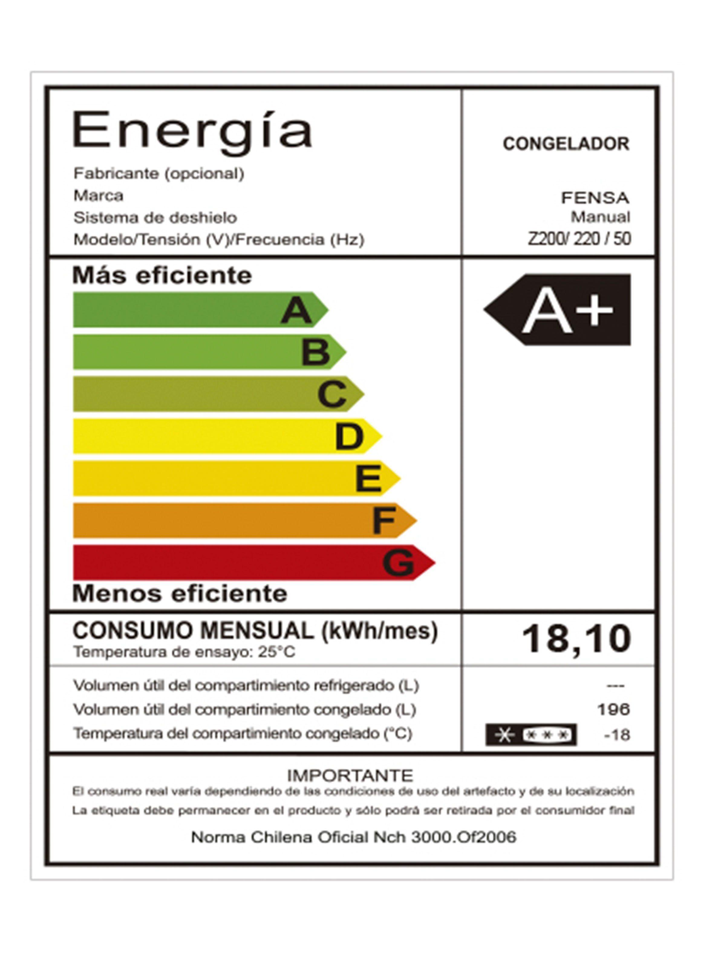 Freezer Horizontal Frío Directo 196 Litros Z200-6
