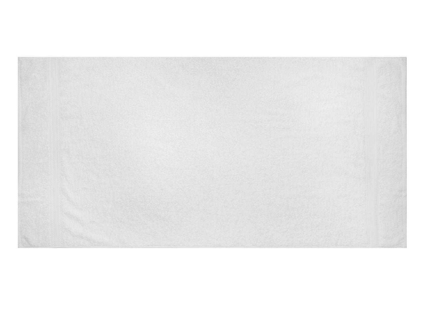 Toalla Lourdes Baño 70 x 140 cm Blanco 500 gr.-2