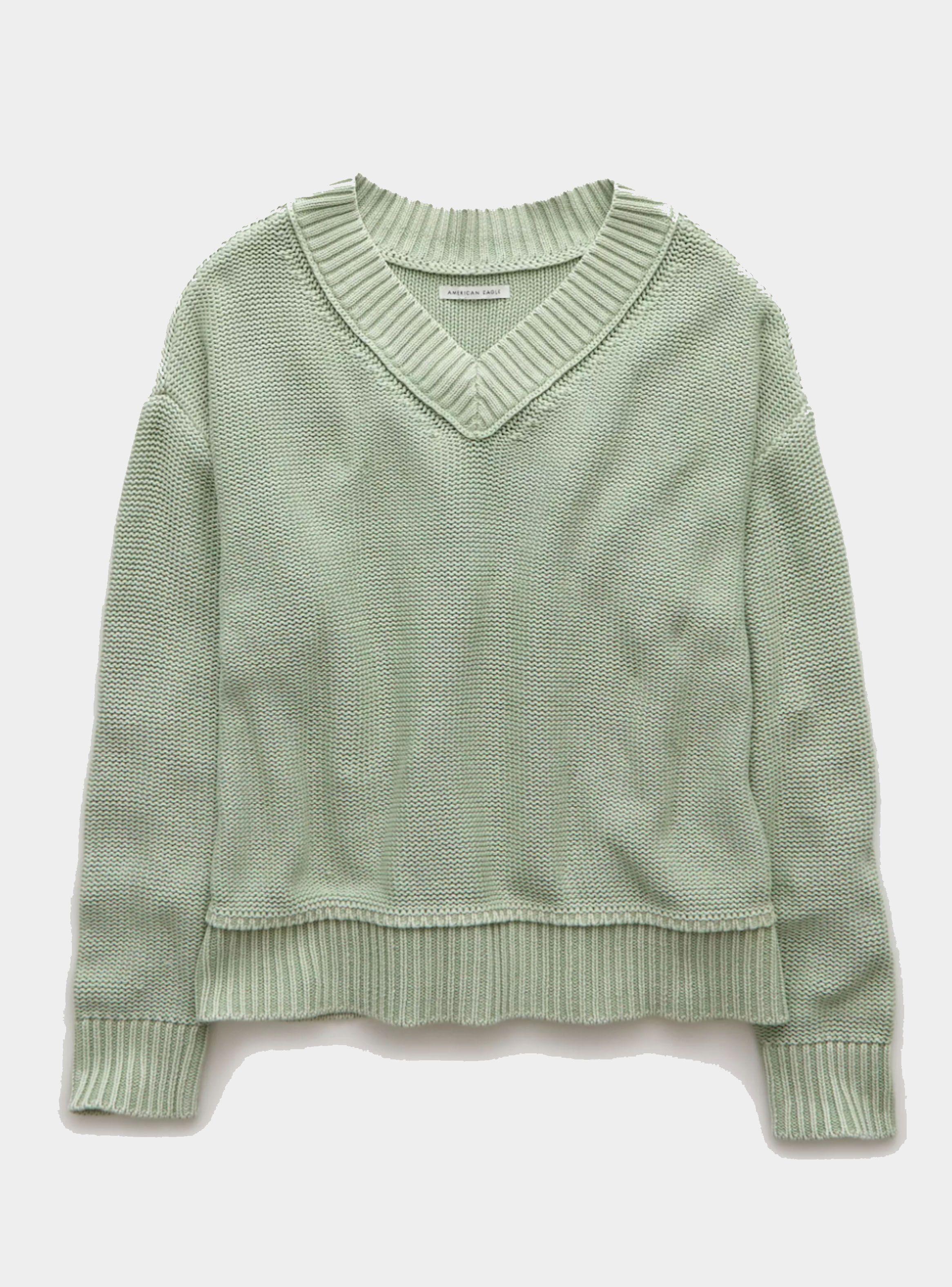 Sweater Cuello V Hombros Caídos-4