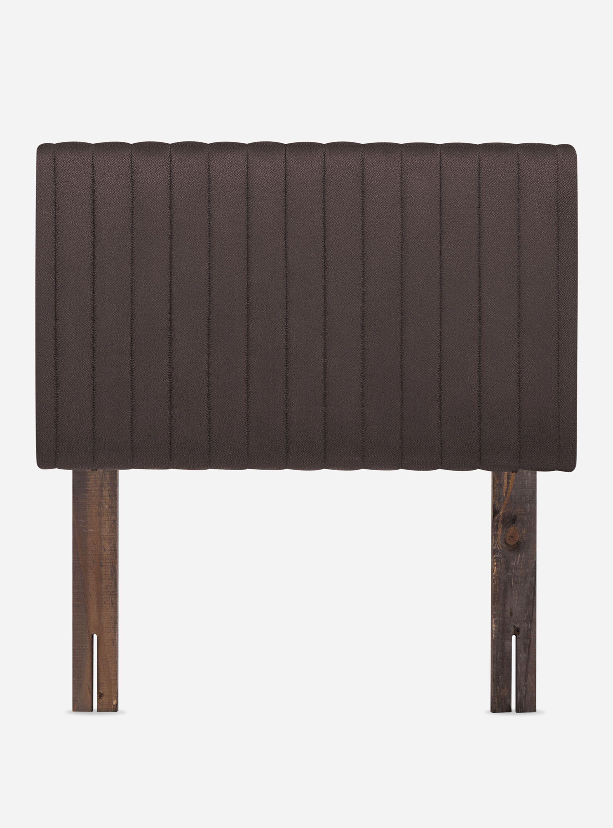 Cama Europea Ergo T New 1 Plaza + Repaldo Lucio Chocolate-2