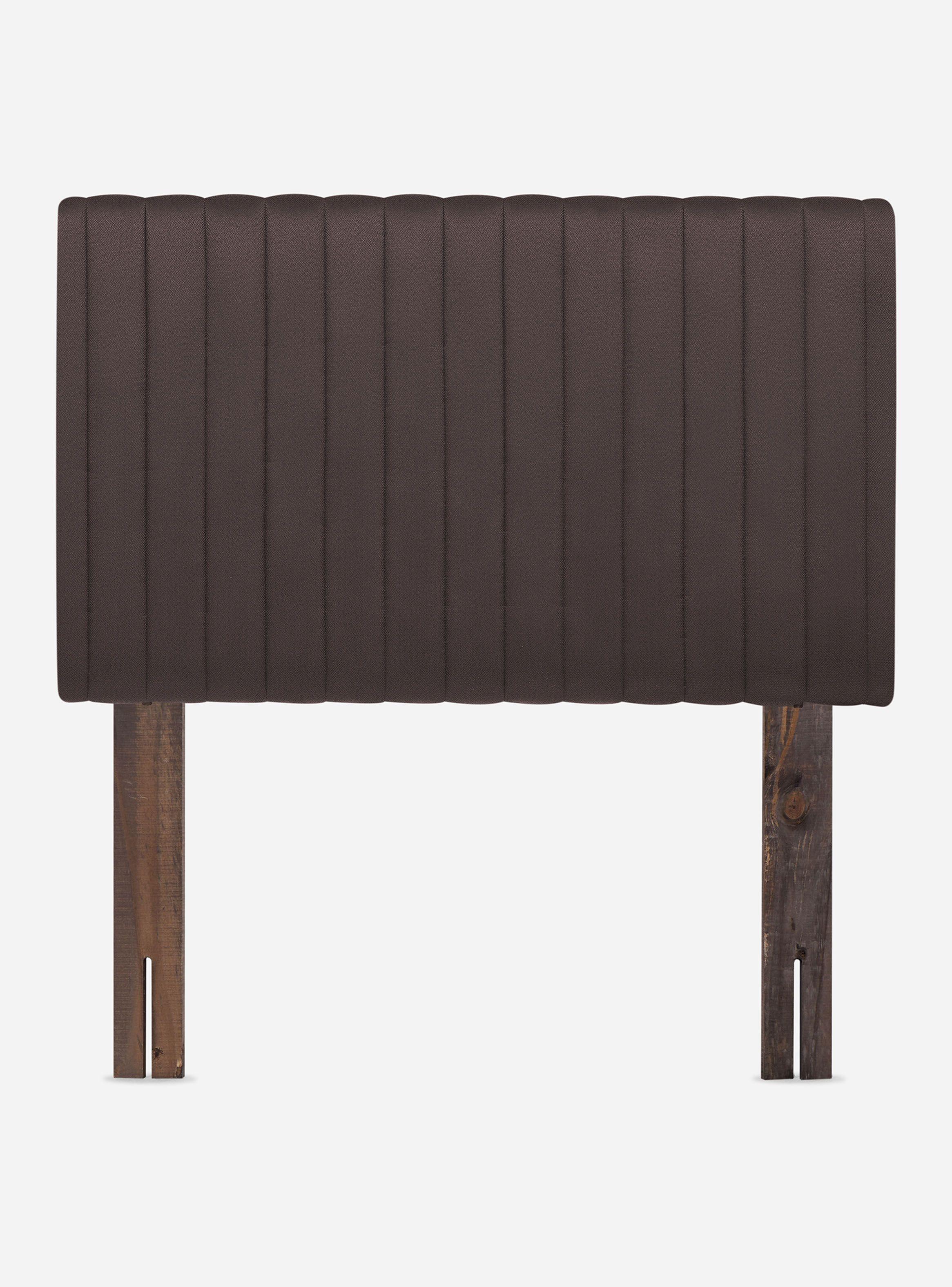 Cama Europea Ergo T New 1.5 Plazas + Repaldo Lucio Chocolate-2