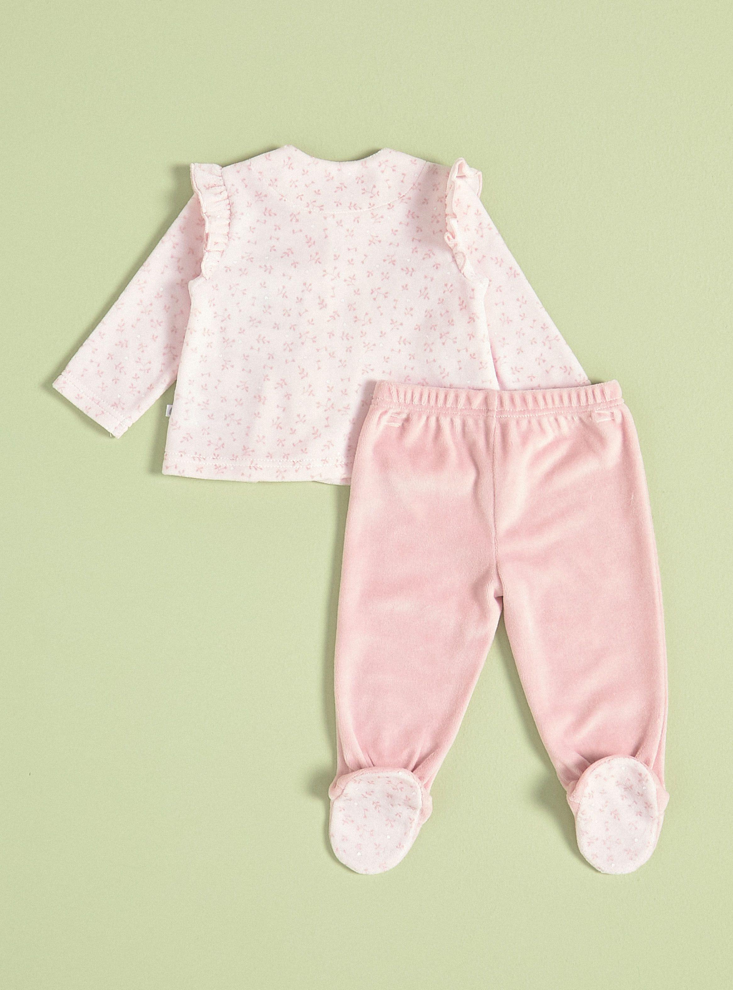 Conjunto Tejido con Botones Delanteros-1